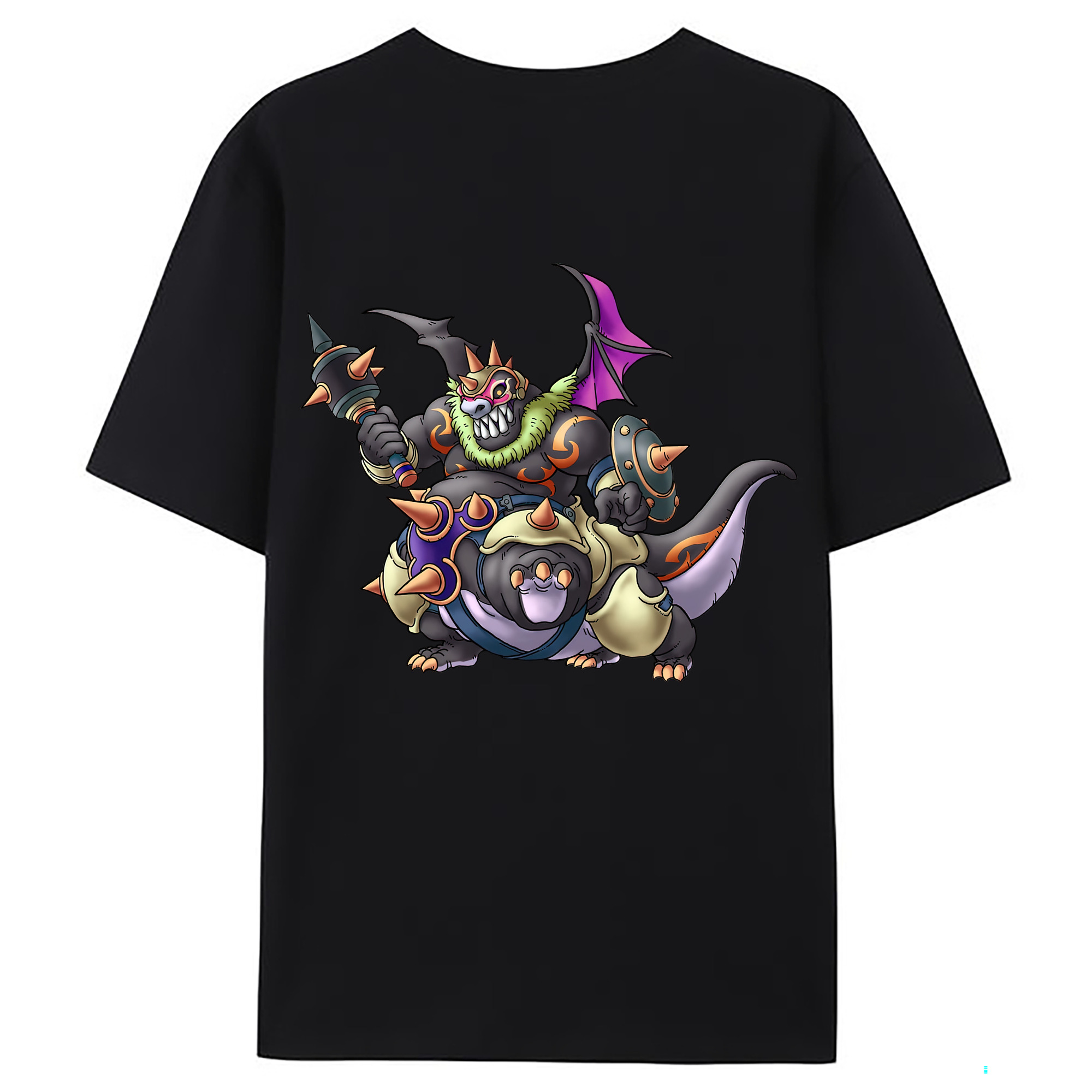 （画像用） ドラゴンクエスト Doragon Kuesuto Dragon Quest レディース半袖Tシャツ(バックプリント)