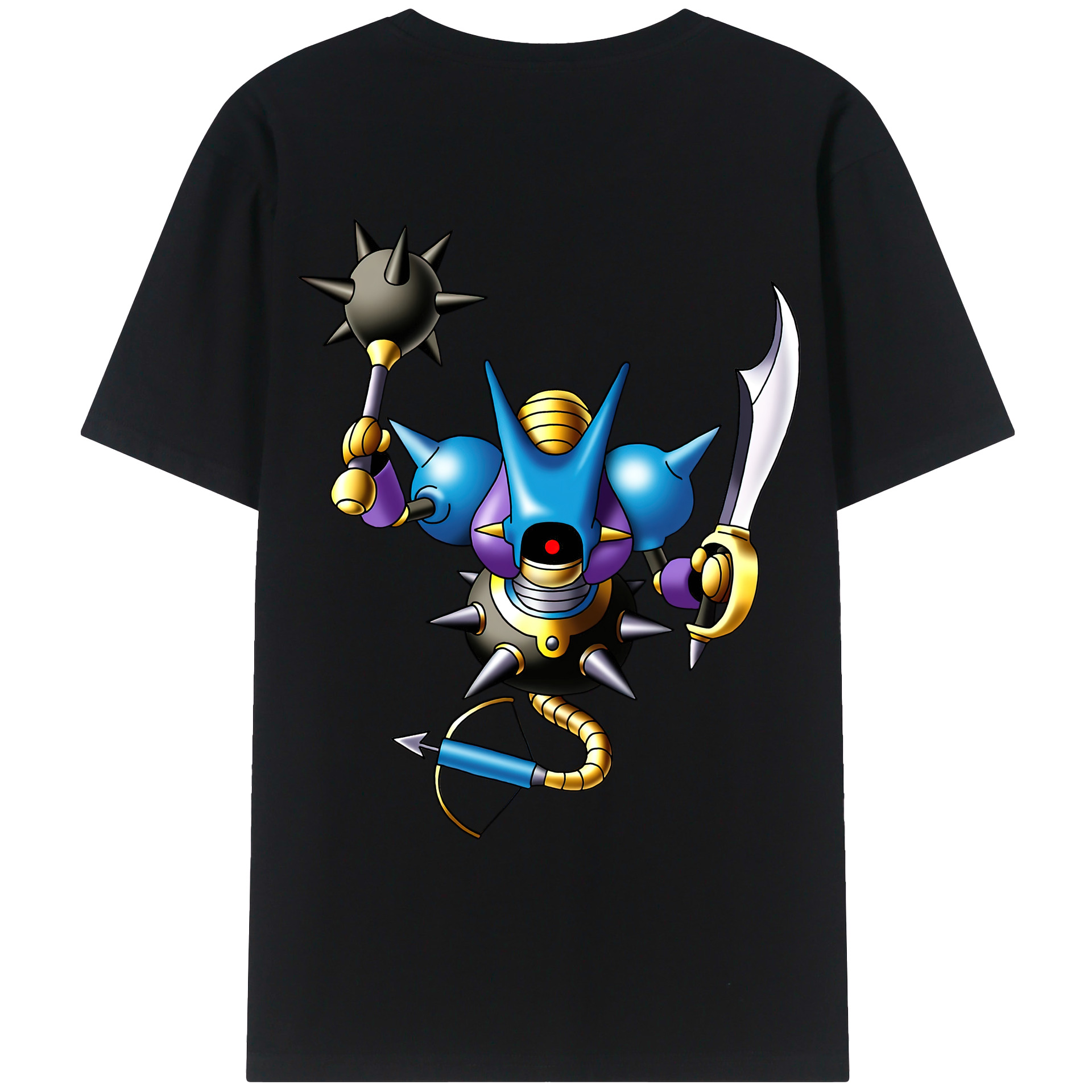 （画像用） ドラゴンクエスト Doragon Kuesuto Dragon Quest レディース半袖Tシャツ(バックプリント)