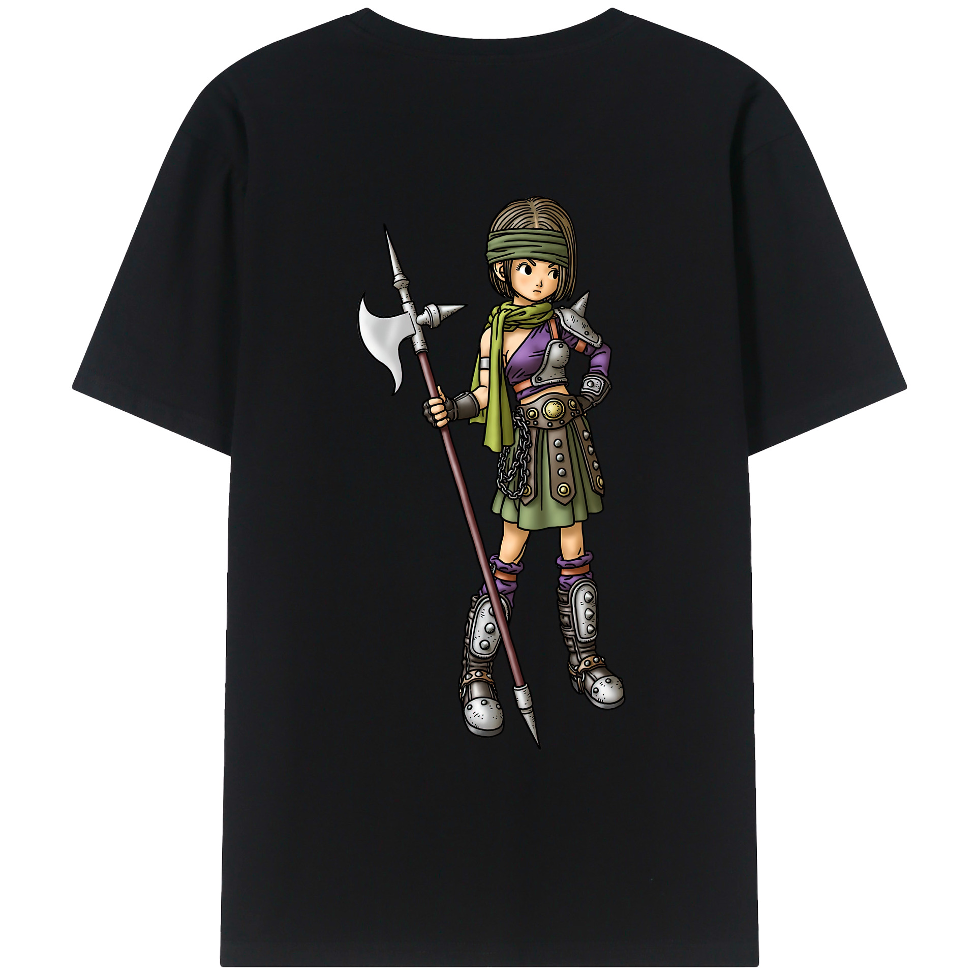 （画像用） ドラゴンクエスト Doragon Kuesuto Dragon Quest レディース半袖Tシャツ(バックプリント)