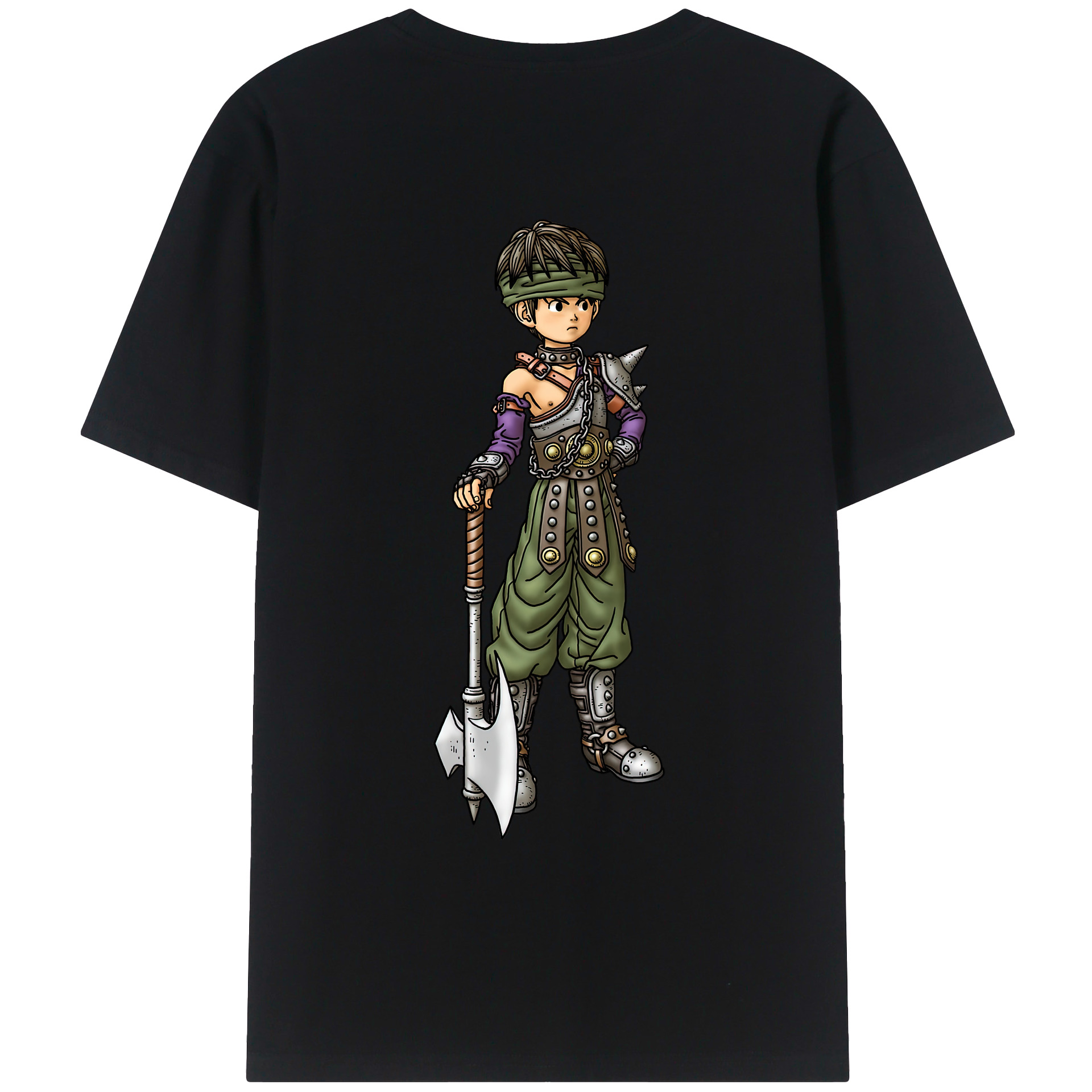 （画像用） ドラゴンクエスト Doragon Kuesuto Dragon Quest レディース半袖Tシャツ(バックプリント)