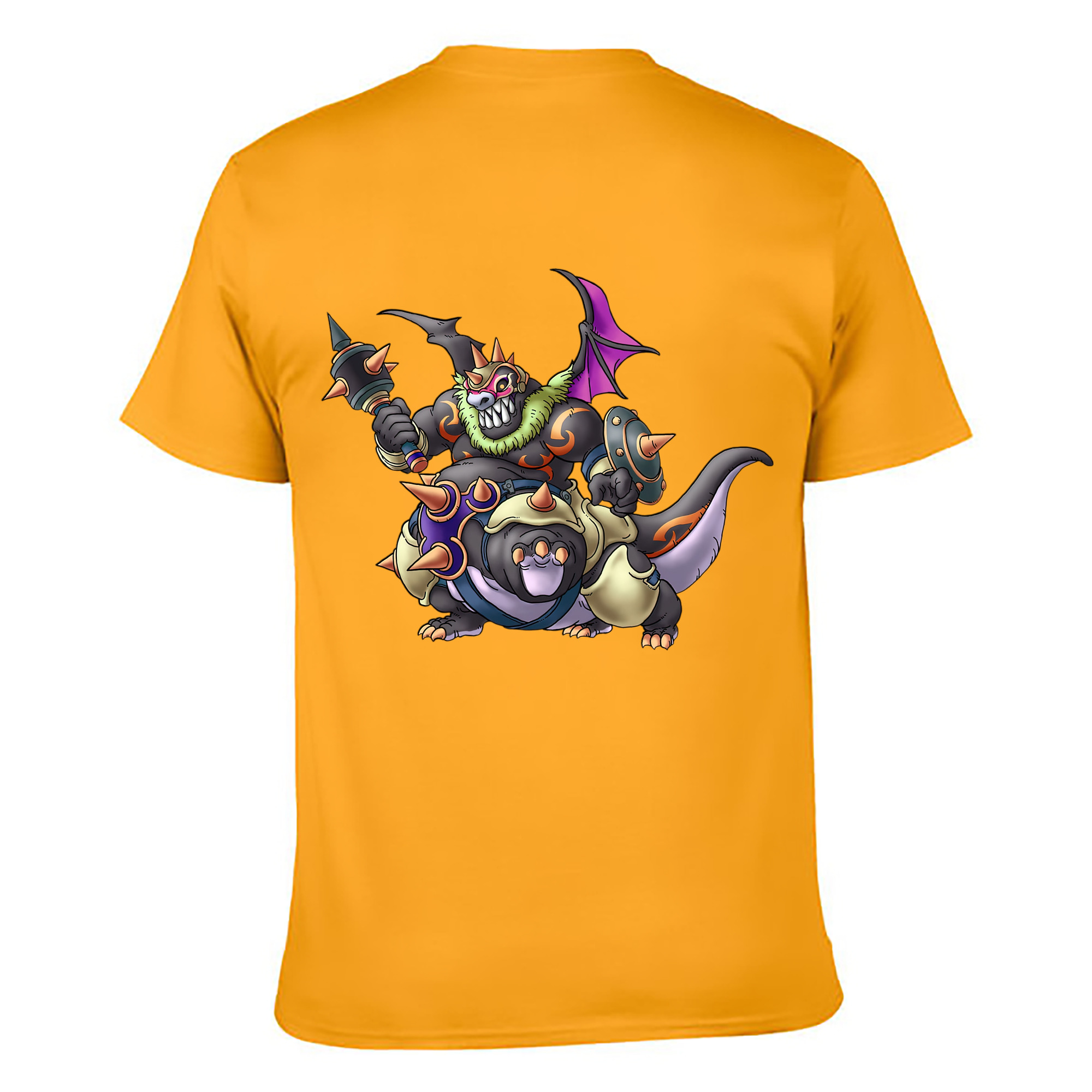 （画像用） ドラゴンクエスト Doragon Kuesuto Dragon Quest レディース半袖Tシャツ(バックプリント)