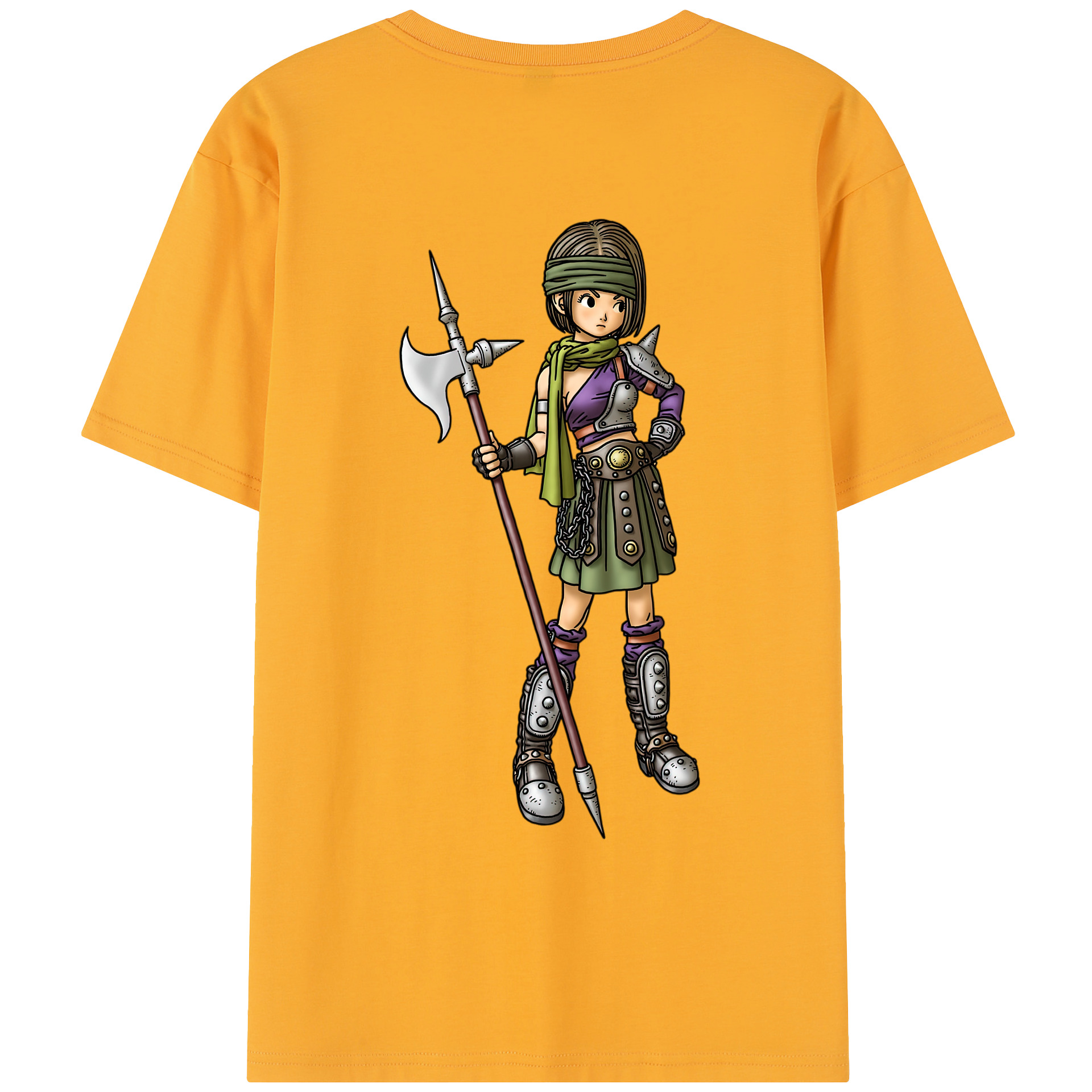 （画像用） ドラゴンクエスト Doragon Kuesuto Dragon Quest レディース半袖Tシャツ(バックプリント)