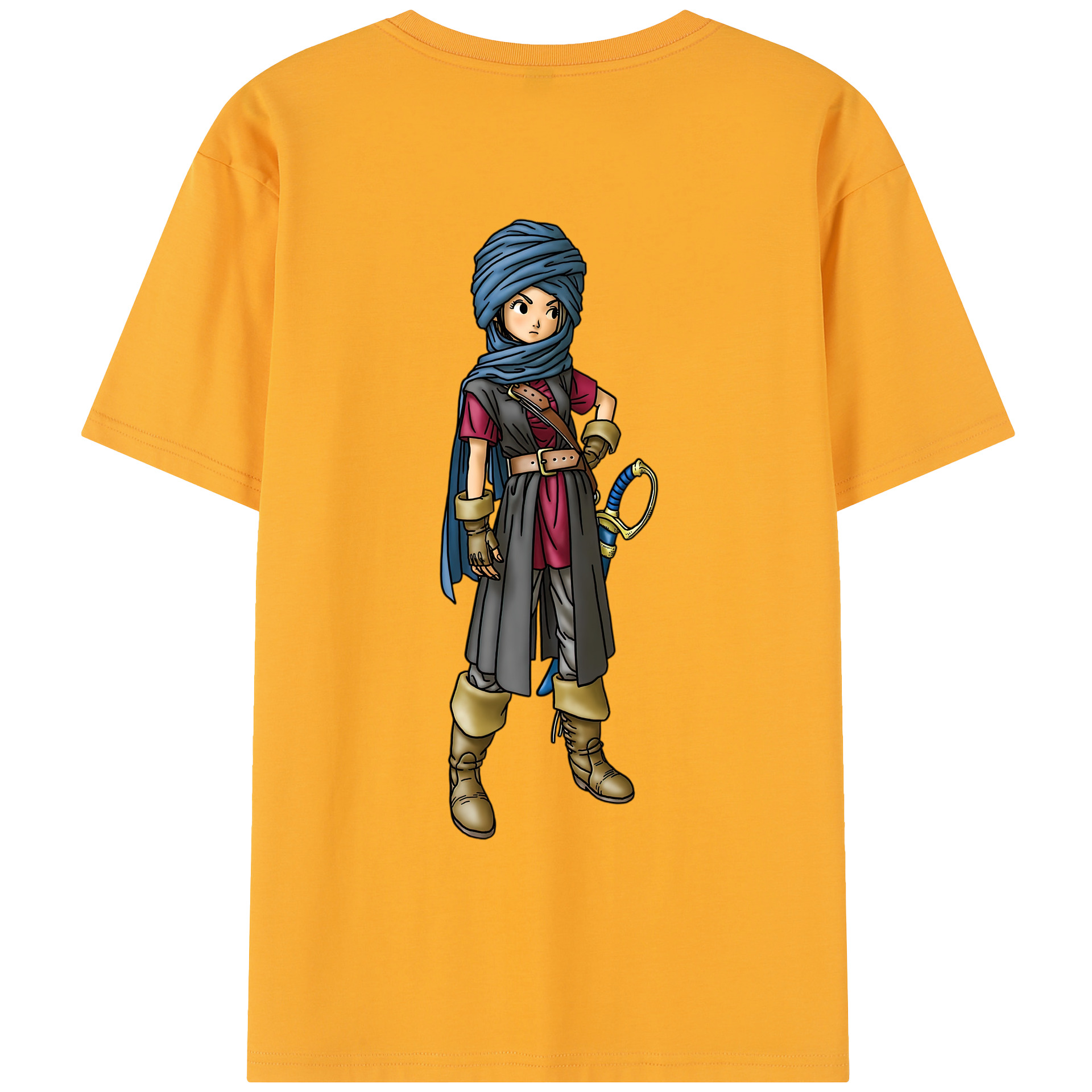 （画像用） ドラゴンクエスト Doragon Kuesuto Dragon Quest レディース半袖Tシャツ(バックプリント)