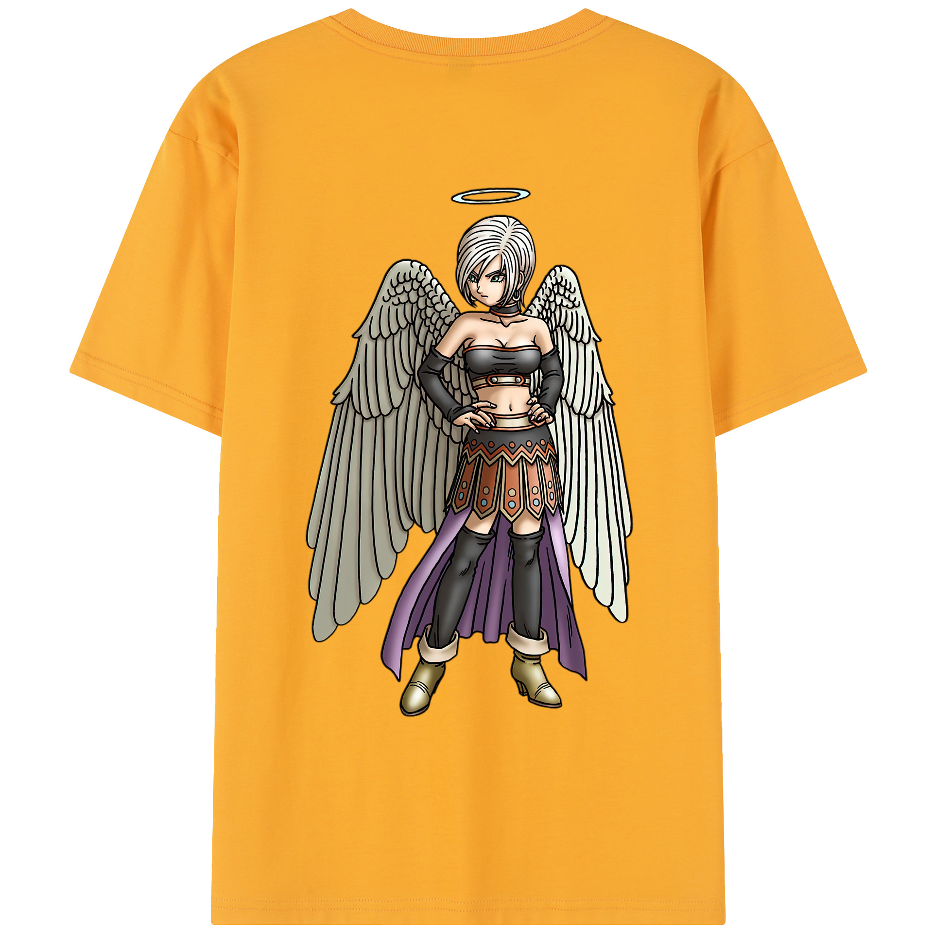 （画像用） ドラゴンクエスト Doragon Kuesuto Dragon Quest レディース半袖Tシャツ(バックプリント)