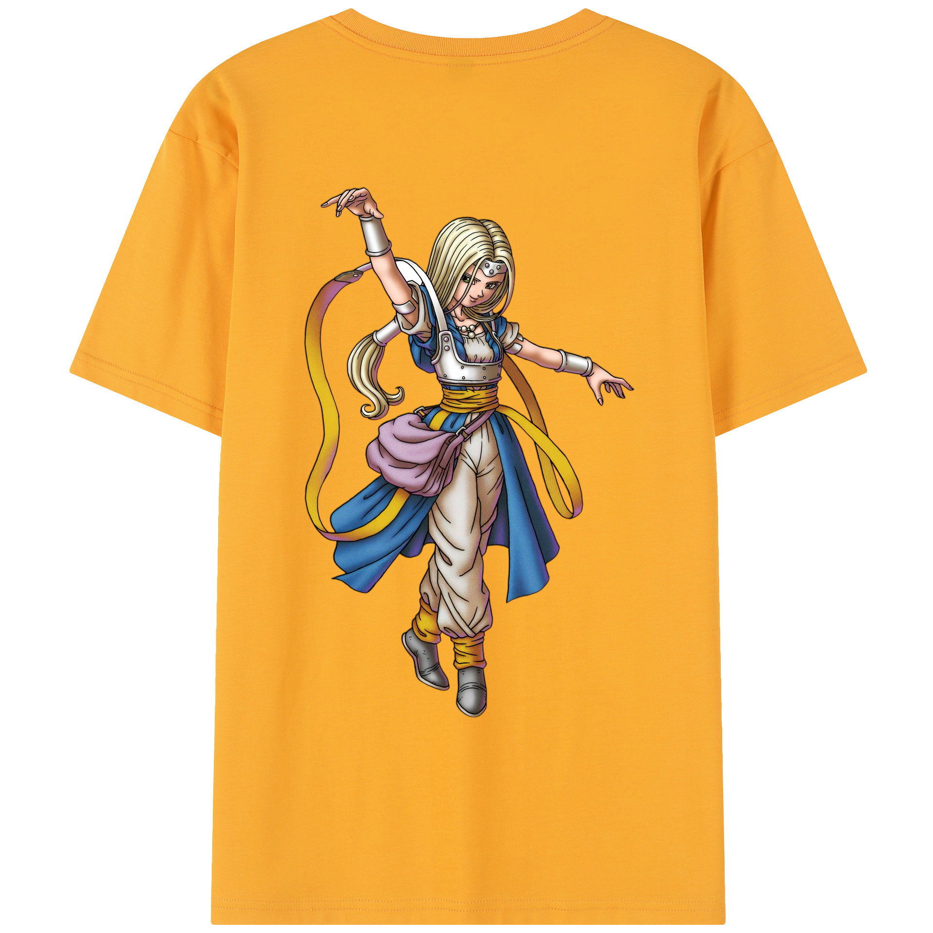 （画像用） ドラゴンクエスト Doragon Kuesuto Dragon Quest レディース半袖Tシャツ(バックプリント)
