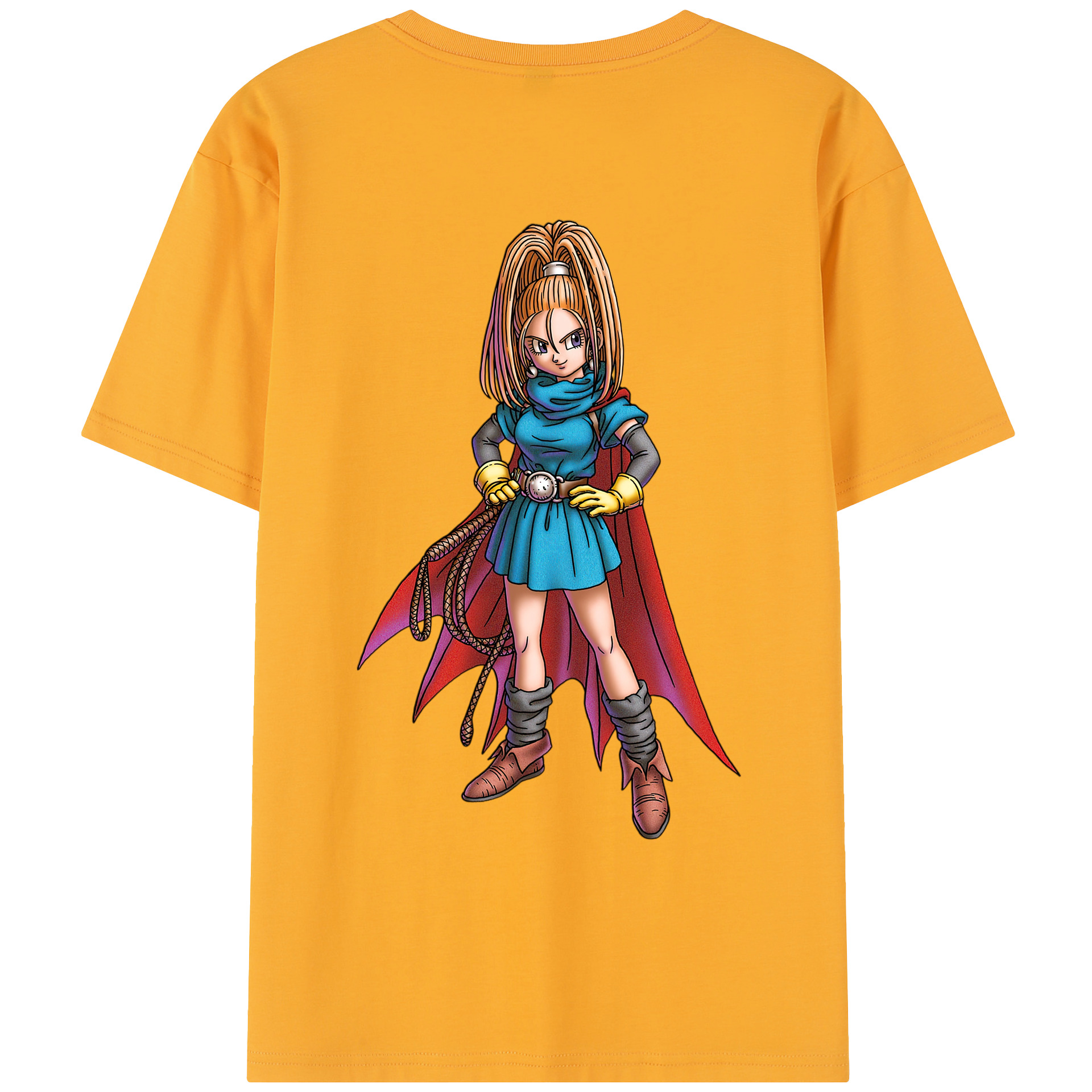 （画像用） ドラゴンクエスト Doragon Kuesuto Dragon Quest レディース半袖Tシャツ(バックプリント)