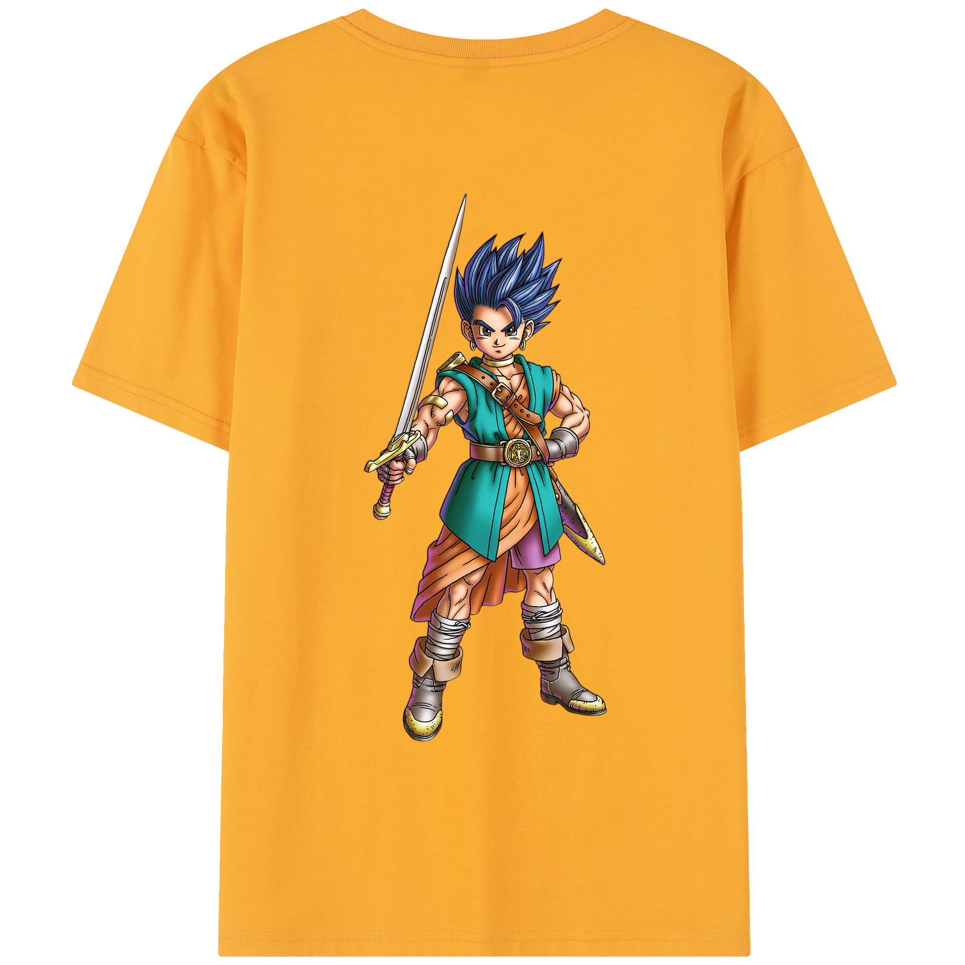 （画像用） ドラゴンクエスト Doragon Kuesuto Dragon Quest レディース半袖Tシャツ(バックプリント)