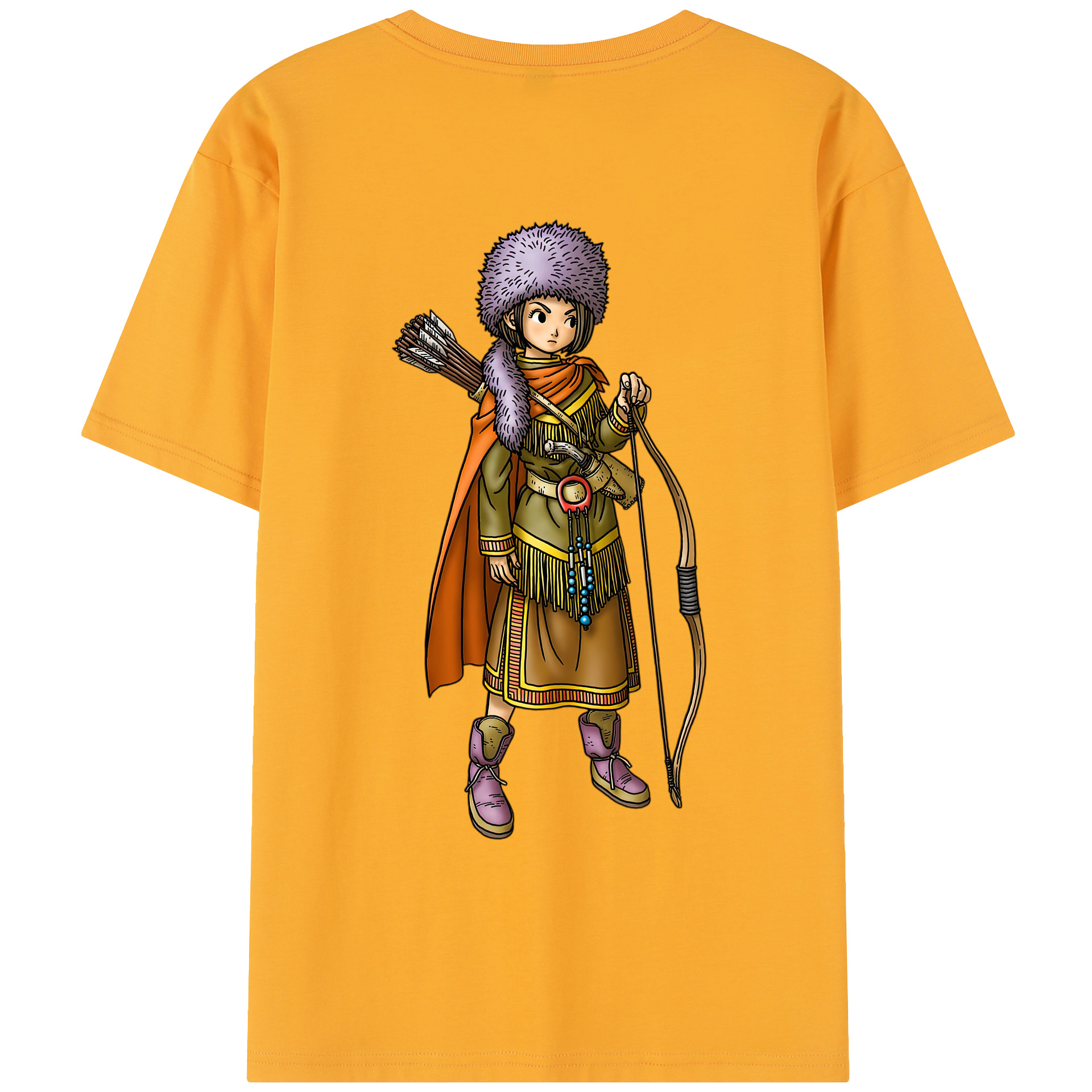 （画像用） ドラゴンクエスト Doragon Kuesuto Dragon Quest レディース半袖Tシャツ(バックプリント)