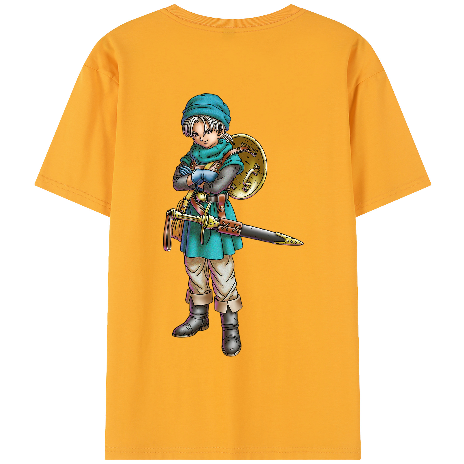 （画像用） ドラゴンクエスト Doragon Kuesuto Dragon Quest レディース半袖Tシャツ(バックプリント)