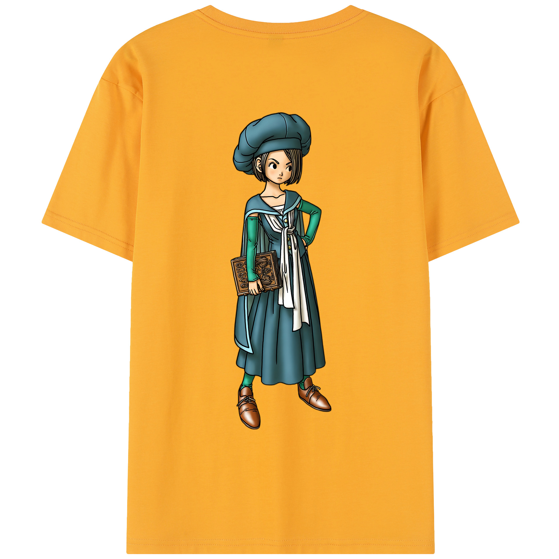 （画像用） ドラゴンクエスト Doragon Kuesuto Dragon Quest レディース半袖Tシャツ(バックプリント)