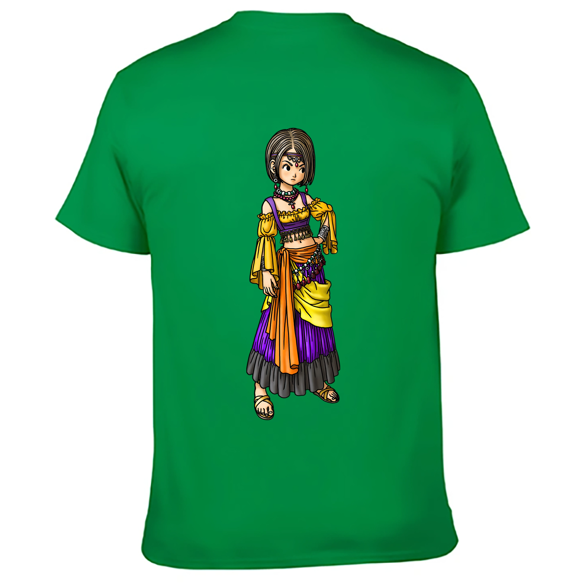 （画像用） ドラゴンクエスト Doragon Kuesuto Dragon Quest レディース半袖Tシャツ(バックプリント)