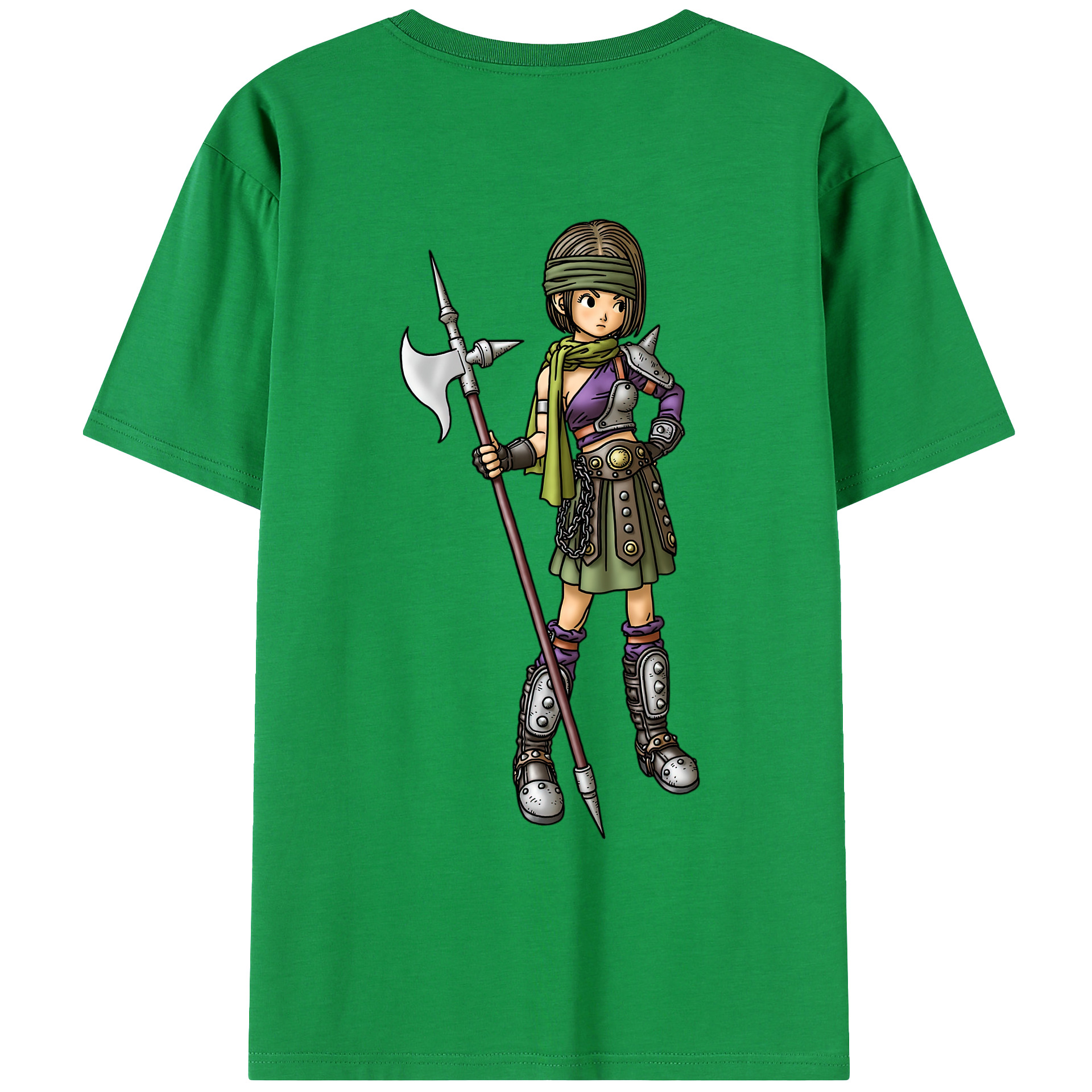 （画像用） ドラゴンクエスト Doragon Kuesuto Dragon Quest レディース半袖Tシャツ(バックプリント)