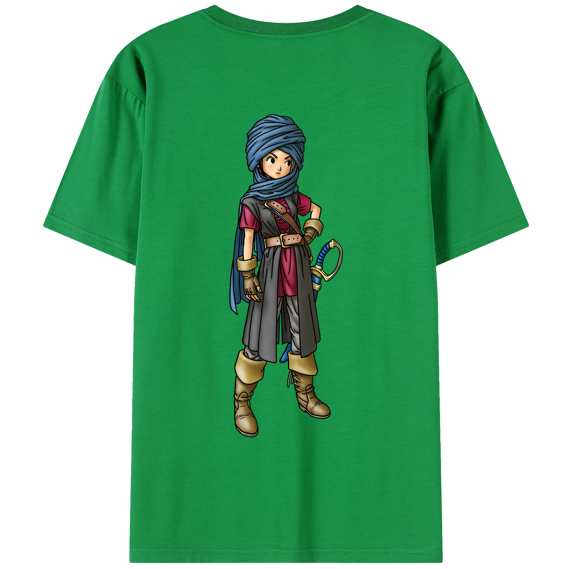 （画像用） ドラゴンクエスト Doragon Kuesuto Dragon Quest レディース半袖Tシャツ(バックプリント)