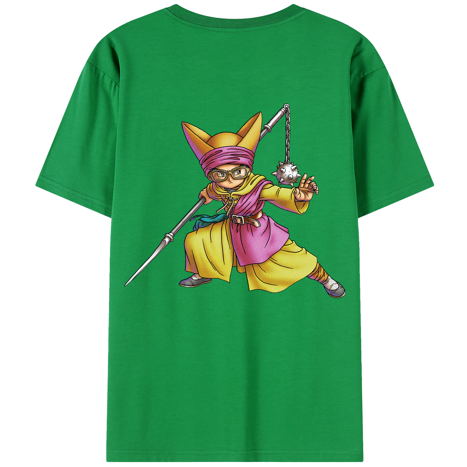 （画像用） ドラゴンクエスト Doragon Kuesuto Dragon Quest レディース半袖Tシャツ(バックプリント)