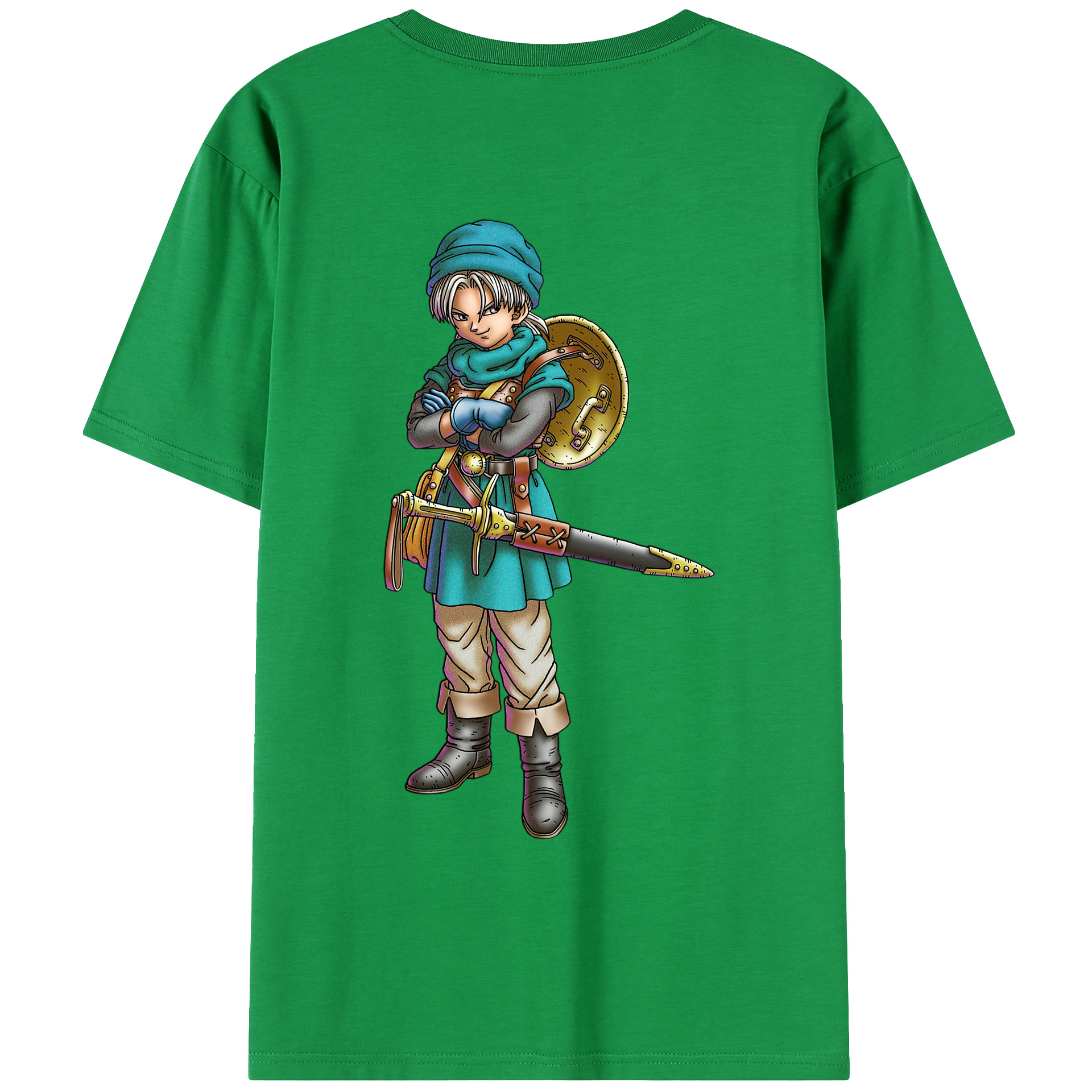 （画像用） ドラゴンクエスト Doragon Kuesuto Dragon Quest レディース半袖Tシャツ(バックプリント)