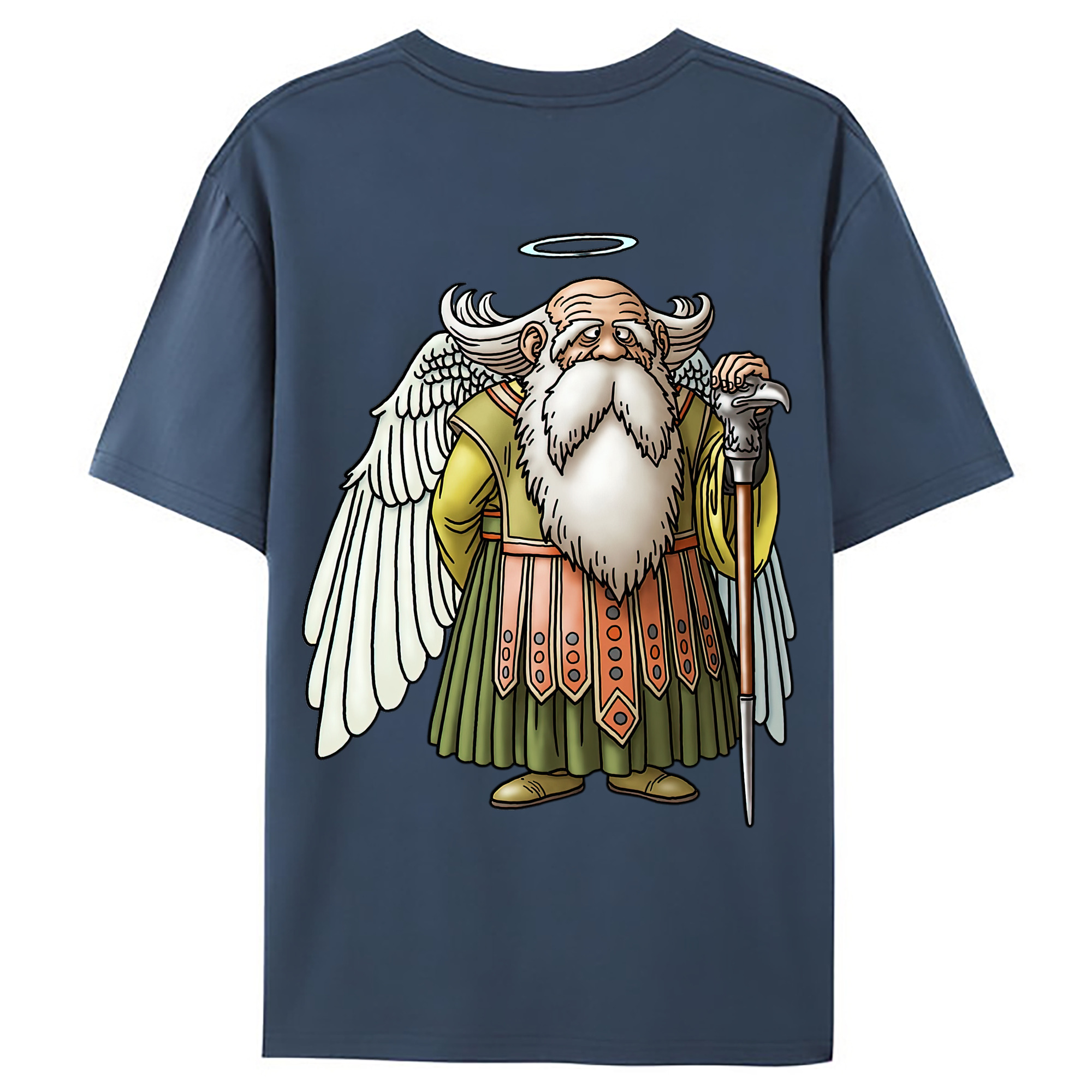 （画像用） ドラゴンクエスト Doragon Kuesuto Dragon Quest レディース半袖Tシャツ(バックプリント)