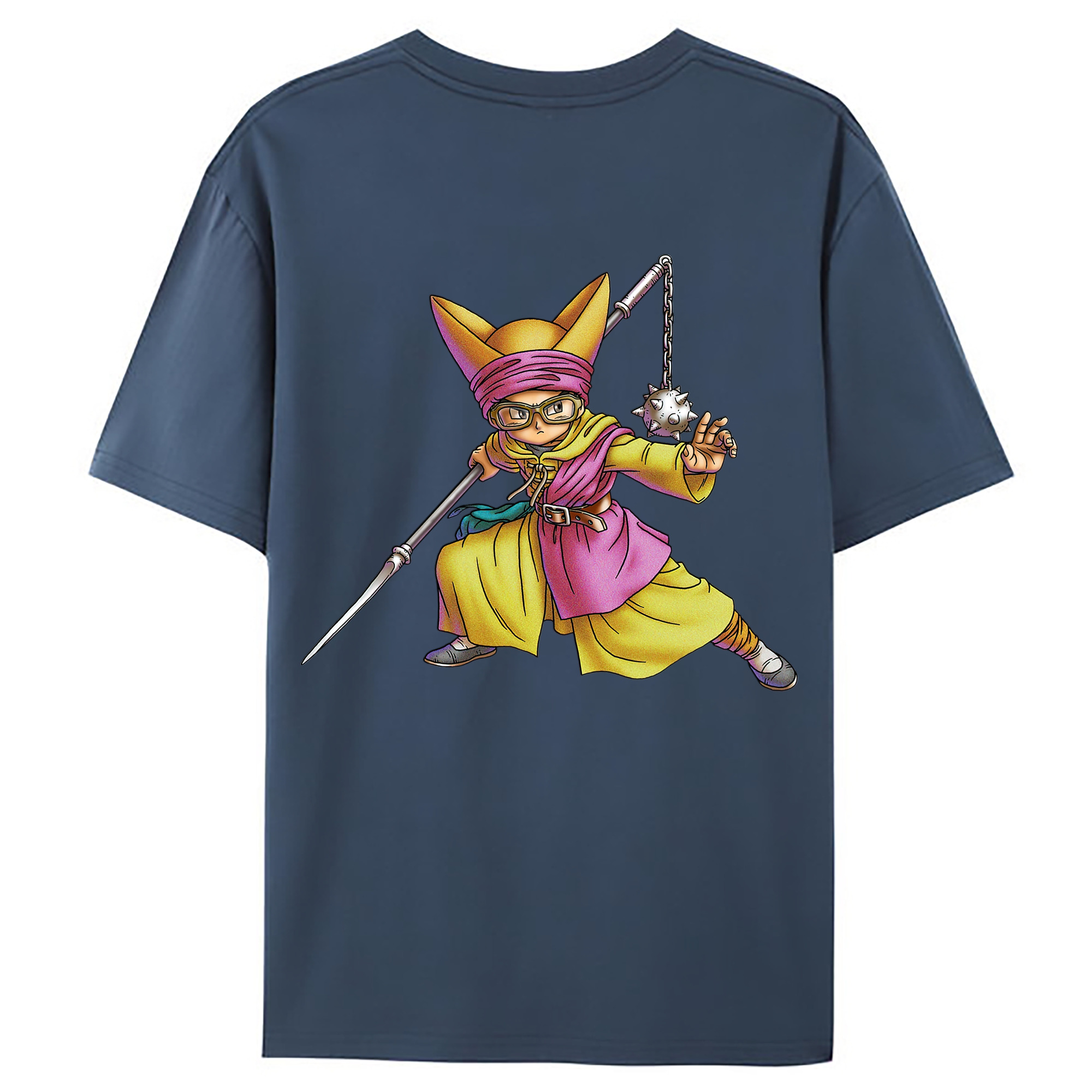 （画像用） ドラゴンクエスト Doragon Kuesuto Dragon Quest レディース半袖Tシャツ(バックプリント)