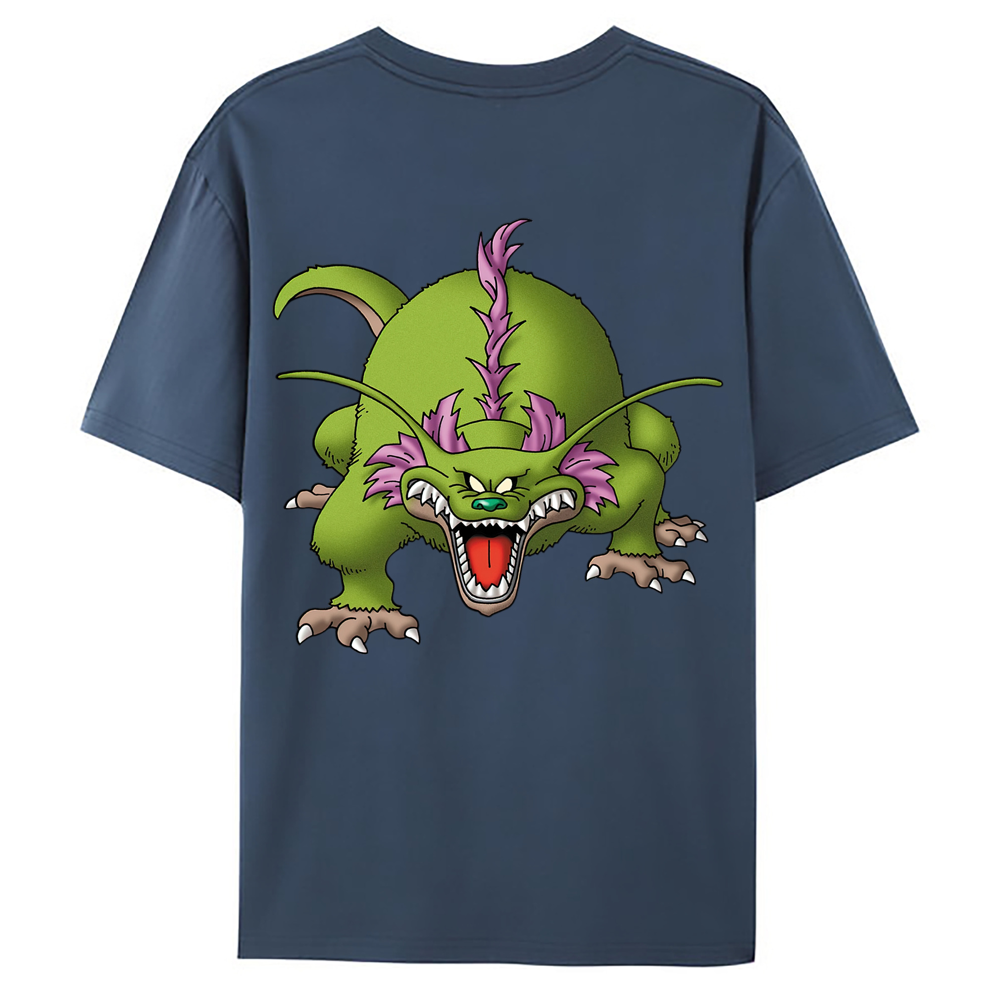 （画像用） ドラゴンクエスト Doragon Kuesuto Dragon Quest レディース半袖Tシャツ(バックプリント)