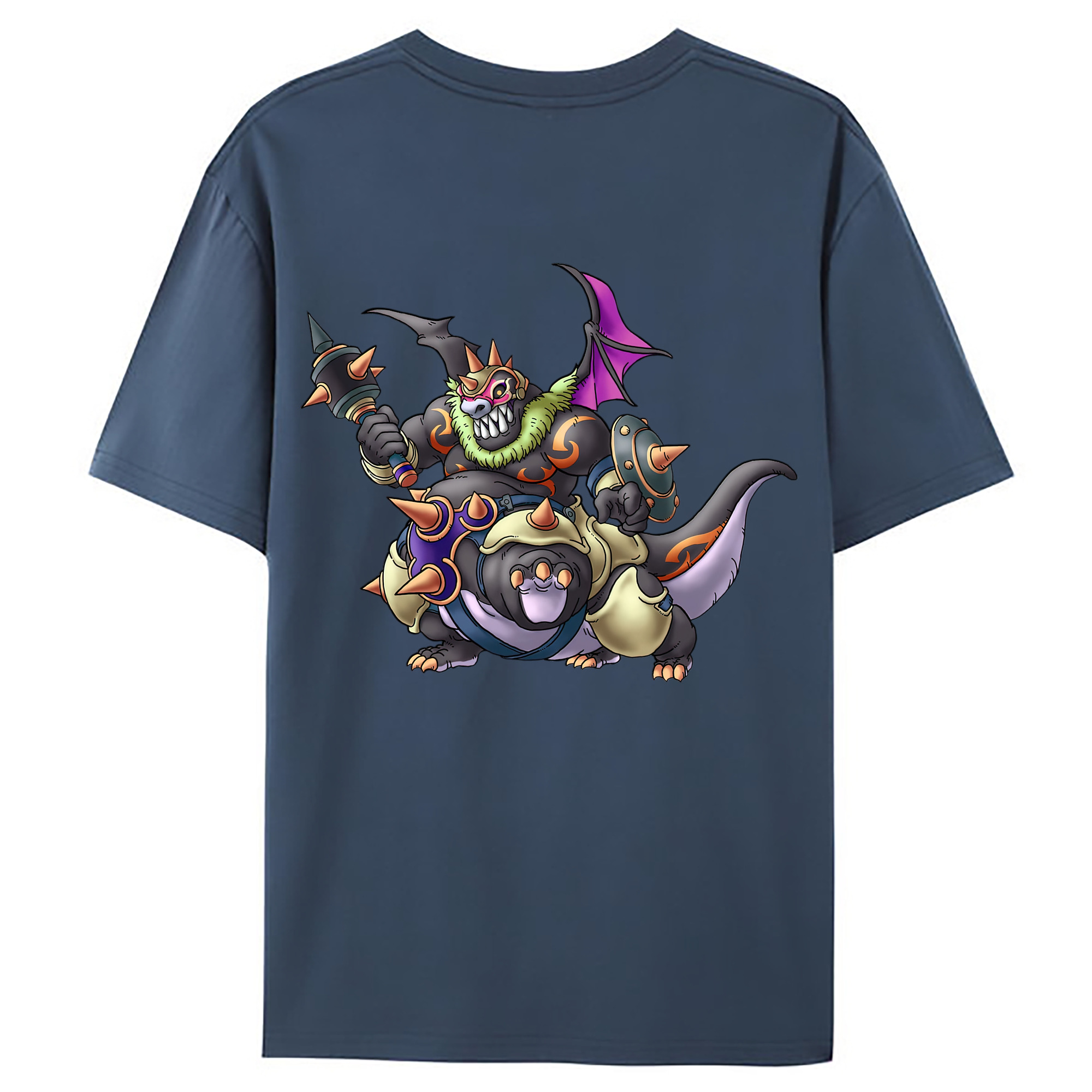 （画像用） ドラゴンクエスト Doragon Kuesuto Dragon Quest レディース半袖Tシャツ(バックプリント)