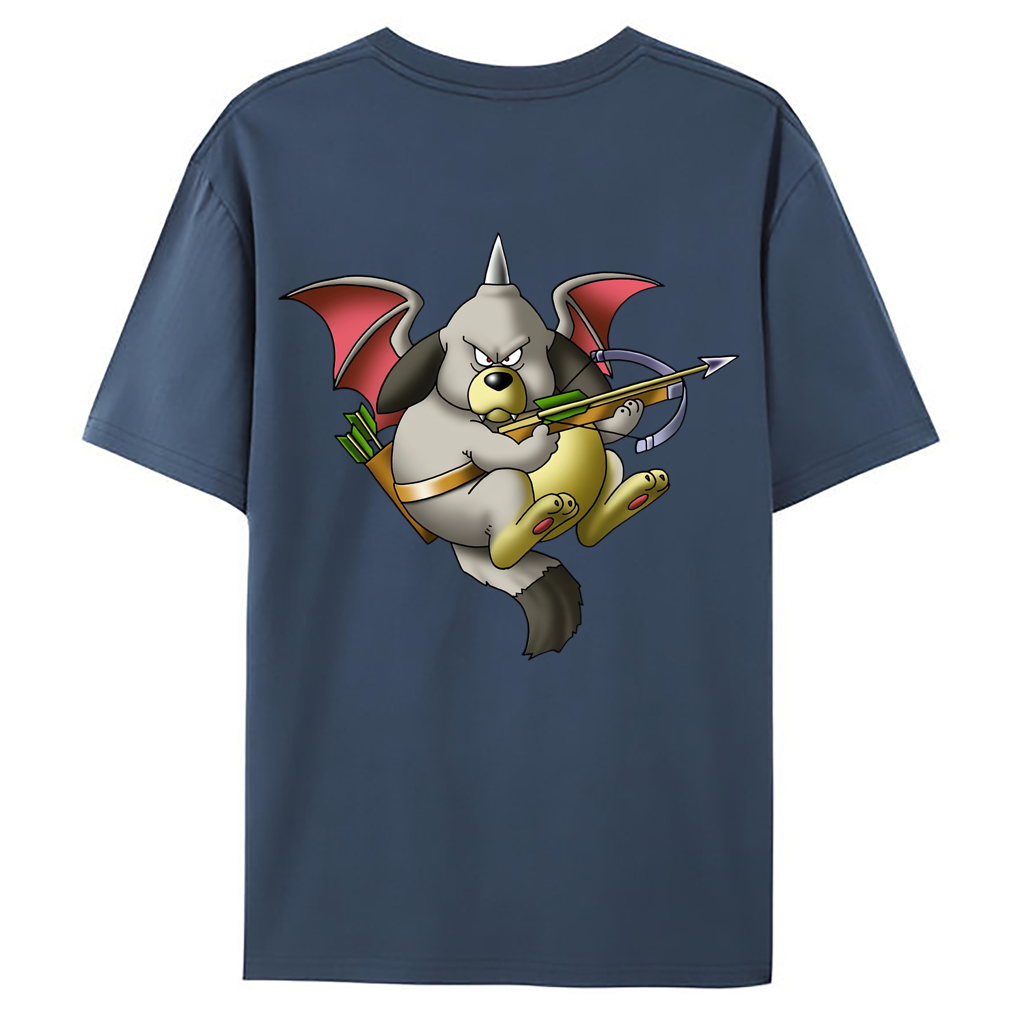 （画像用） ドラゴンクエスト Doragon Kuesuto Dragon Quest レディース半袖Tシャツ(バックプリント)