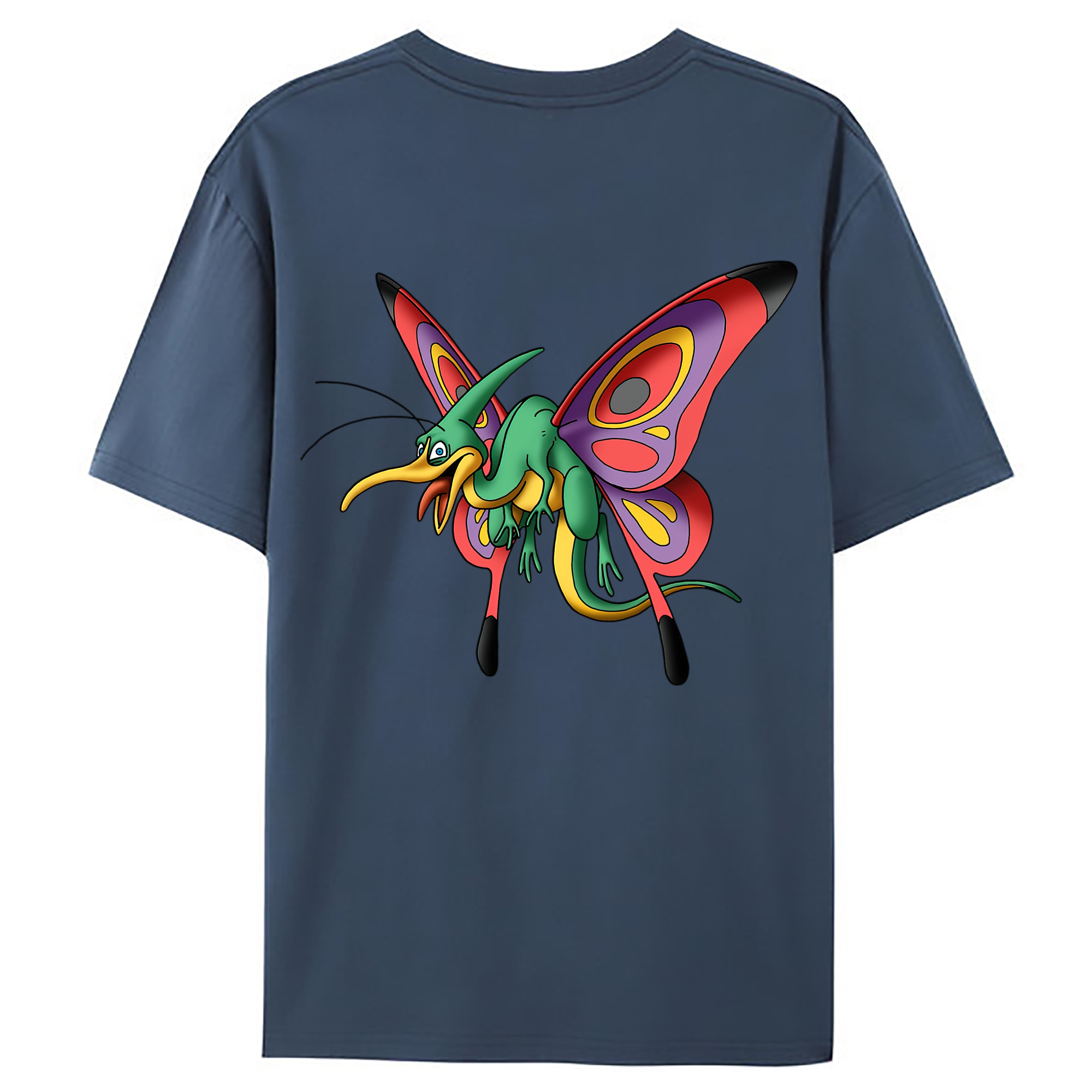 （画像用） ドラゴンクエスト Doragon Kuesuto Dragon Quest レディース半袖Tシャツ(バックプリント)