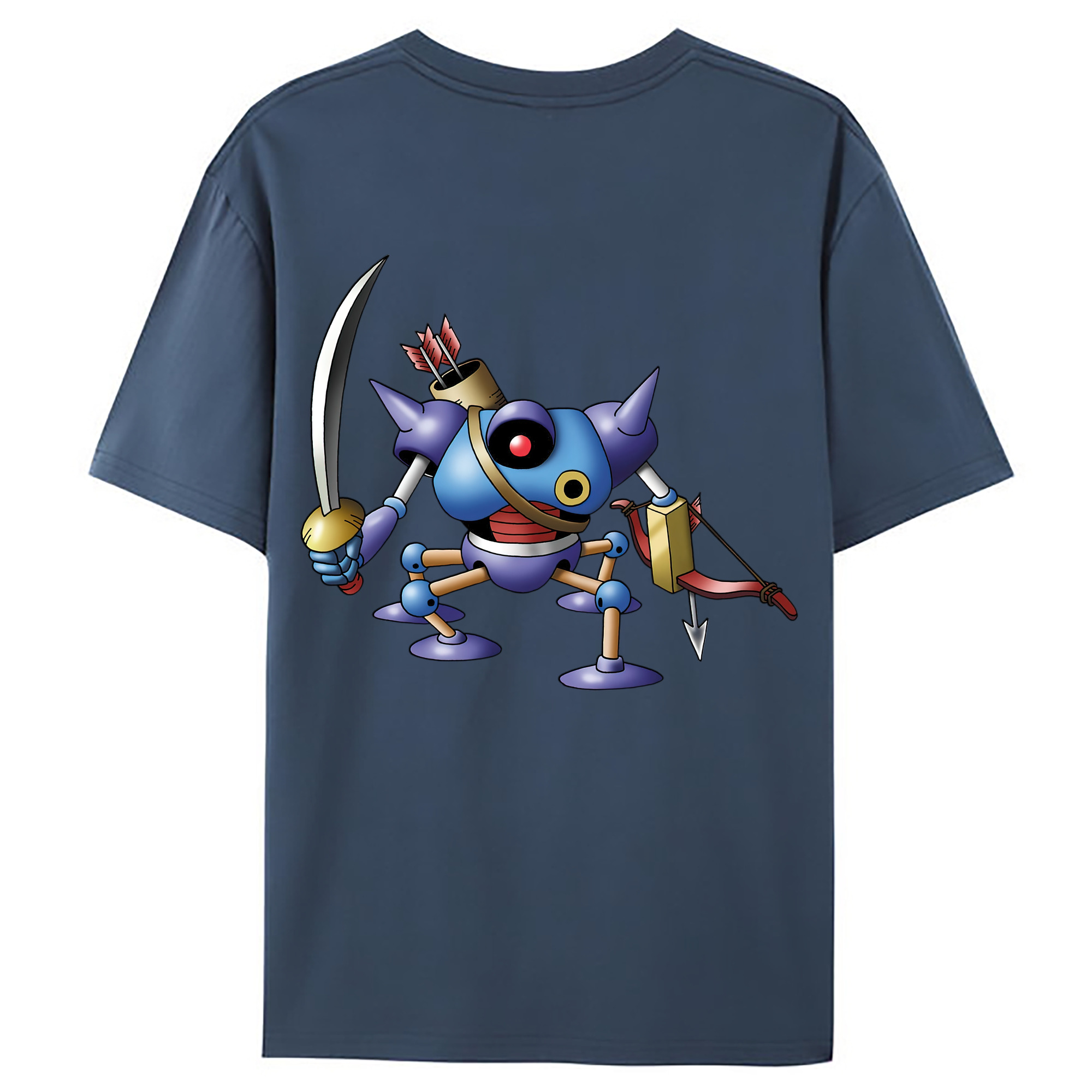 （画像用） ドラゴンクエスト Doragon Kuesuto Dragon Quest レディース半袖Tシャツ(バックプリント)
