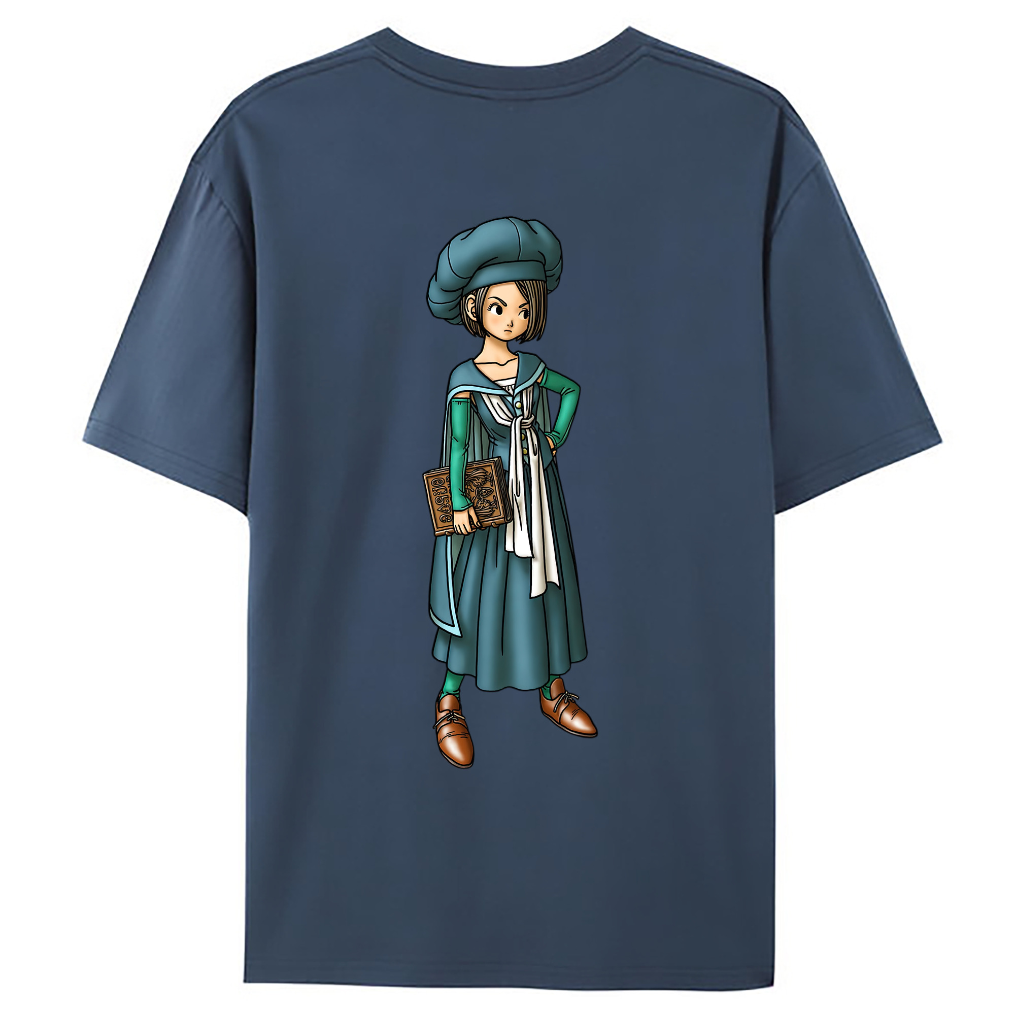 （画像用） ドラゴンクエスト Doragon Kuesuto Dragon Quest レディース半袖Tシャツ(バックプリント)