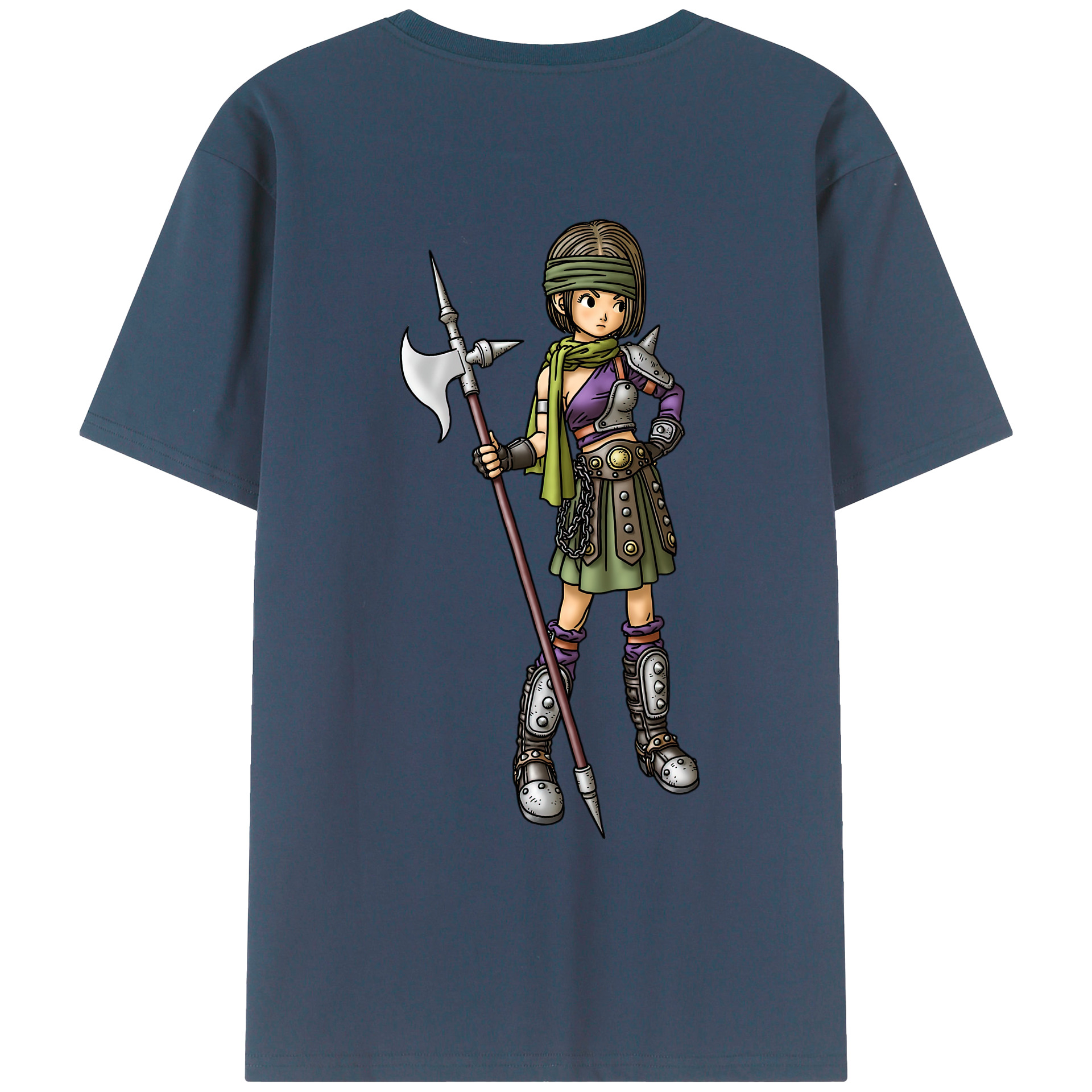 （画像用） ドラゴンクエスト Doragon Kuesuto Dragon Quest レディース半袖Tシャツ(バックプリント)