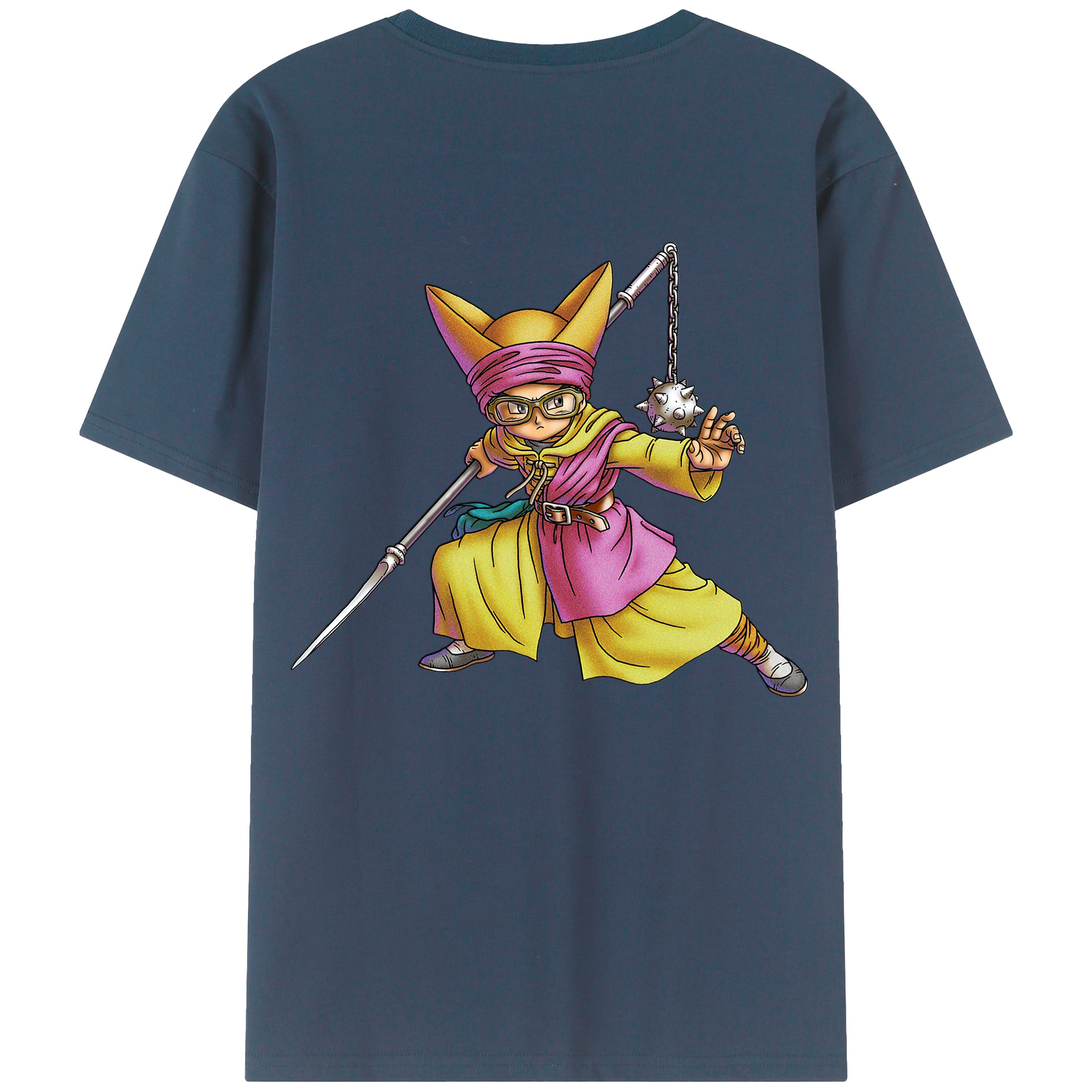（画像用） ドラゴンクエスト Doragon Kuesuto Dragon Quest レディース半袖Tシャツ(バックプリント)