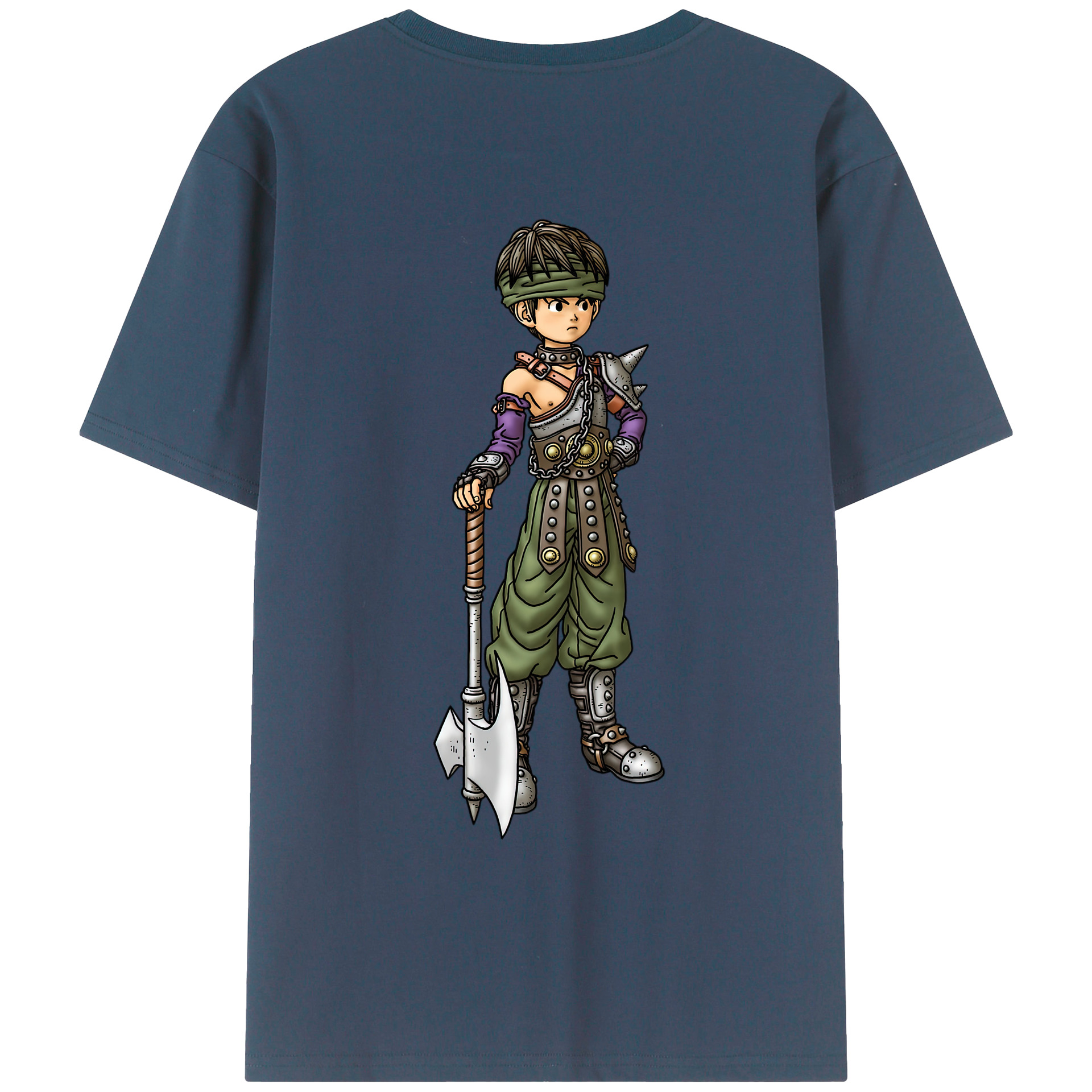 （画像用） ドラゴンクエスト Doragon Kuesuto Dragon Quest レディース半袖Tシャツ(バックプリント)