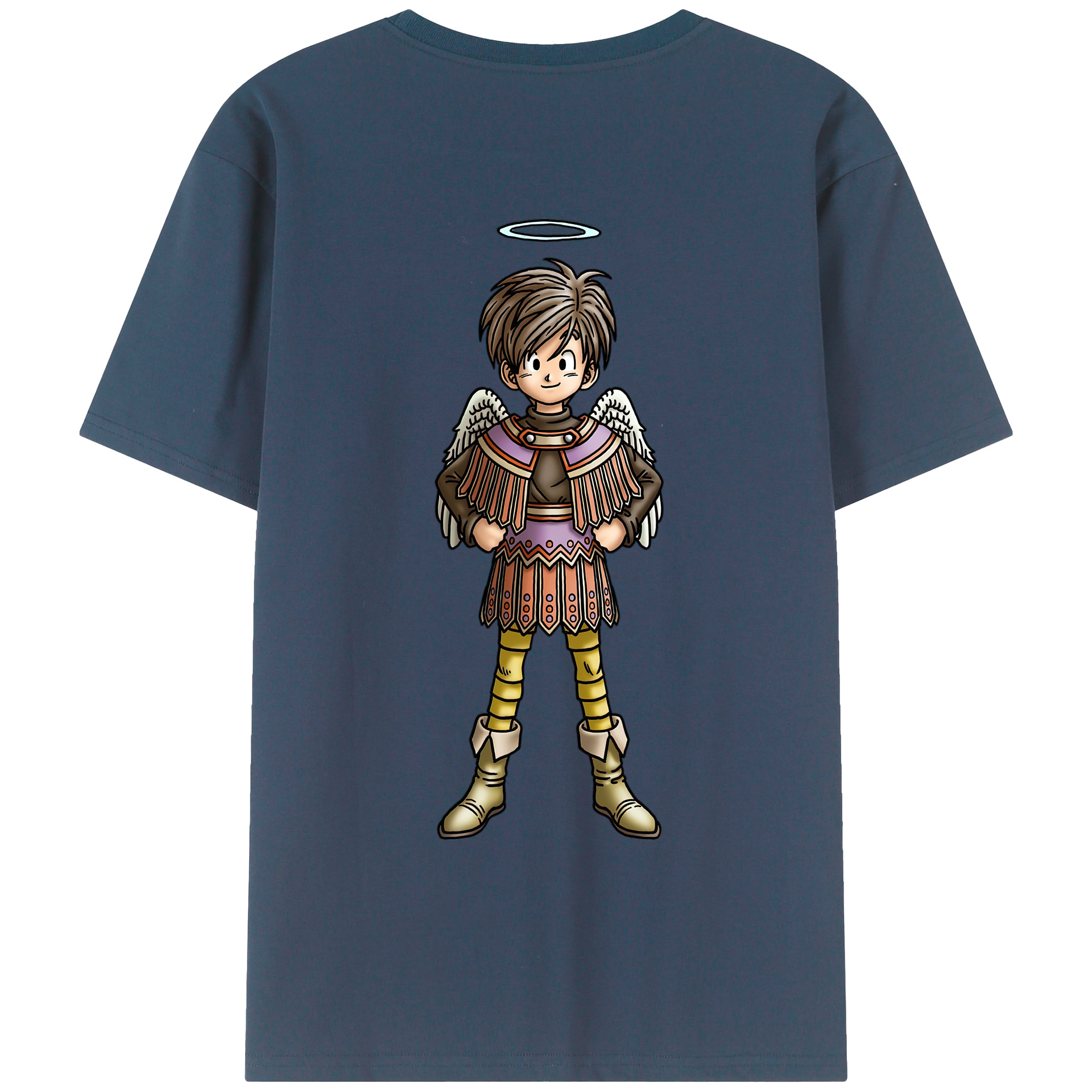 （画像用） ドラゴンクエスト Doragon Kuesuto Dragon Quest レディース半袖Tシャツ(バックプリント)