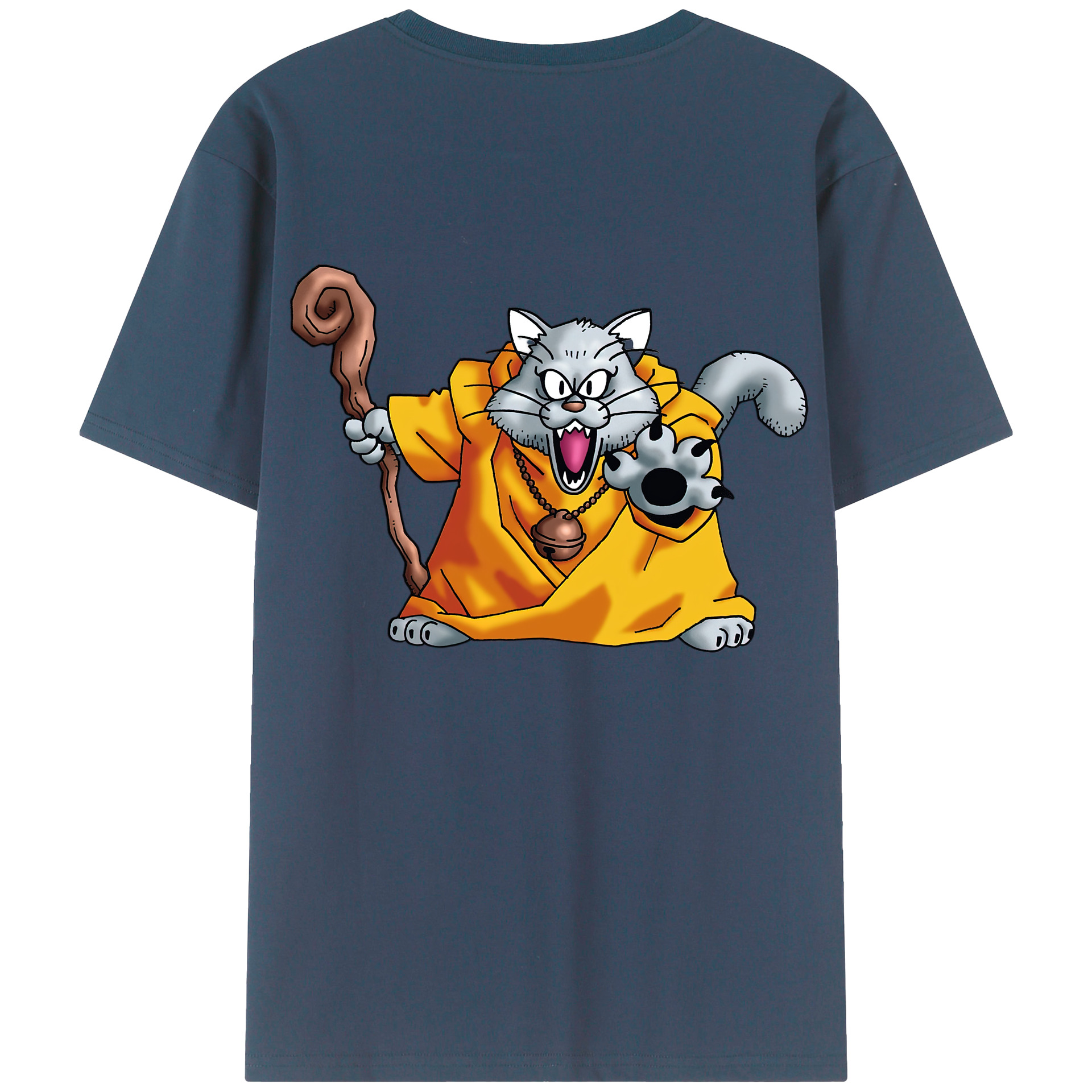 （画像用） ドラゴンクエスト Doragon Kuesuto Dragon Quest レディース半袖Tシャツ(バックプリント)