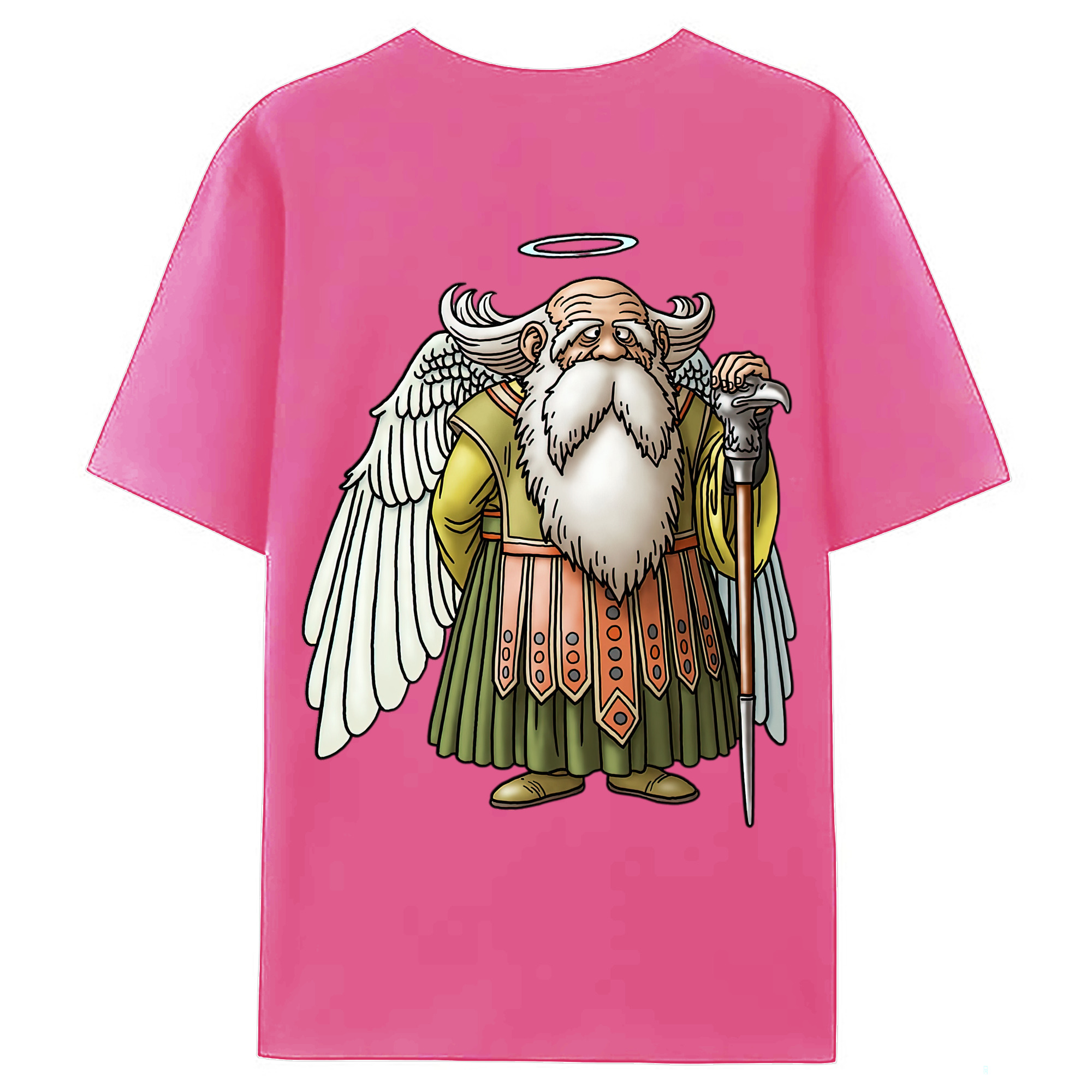 （画像用） ドラゴンクエスト Doragon Kuesuto Dragon Quest レディース半袖Tシャツ(バックプリント)