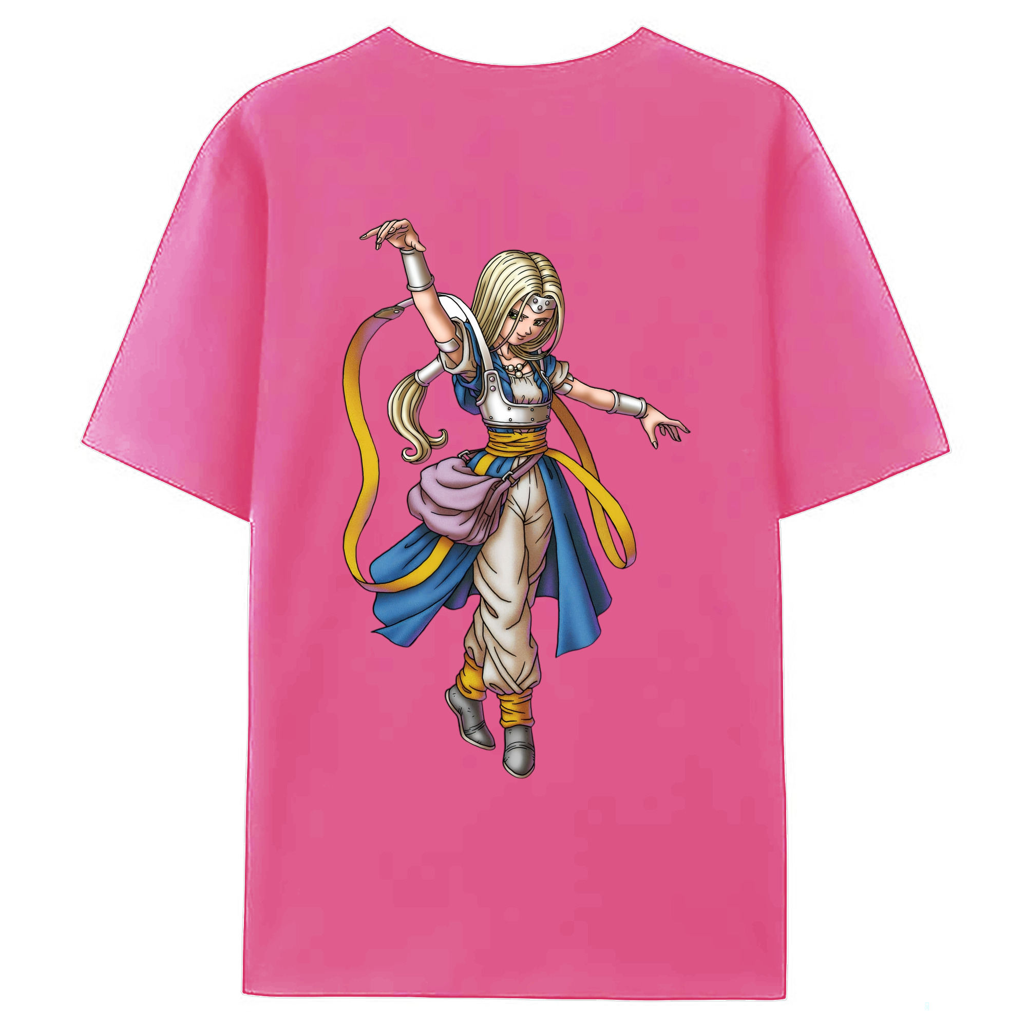 （画像用） ドラゴンクエスト Doragon Kuesuto Dragon Quest レディース半袖Tシャツ(バックプリント)