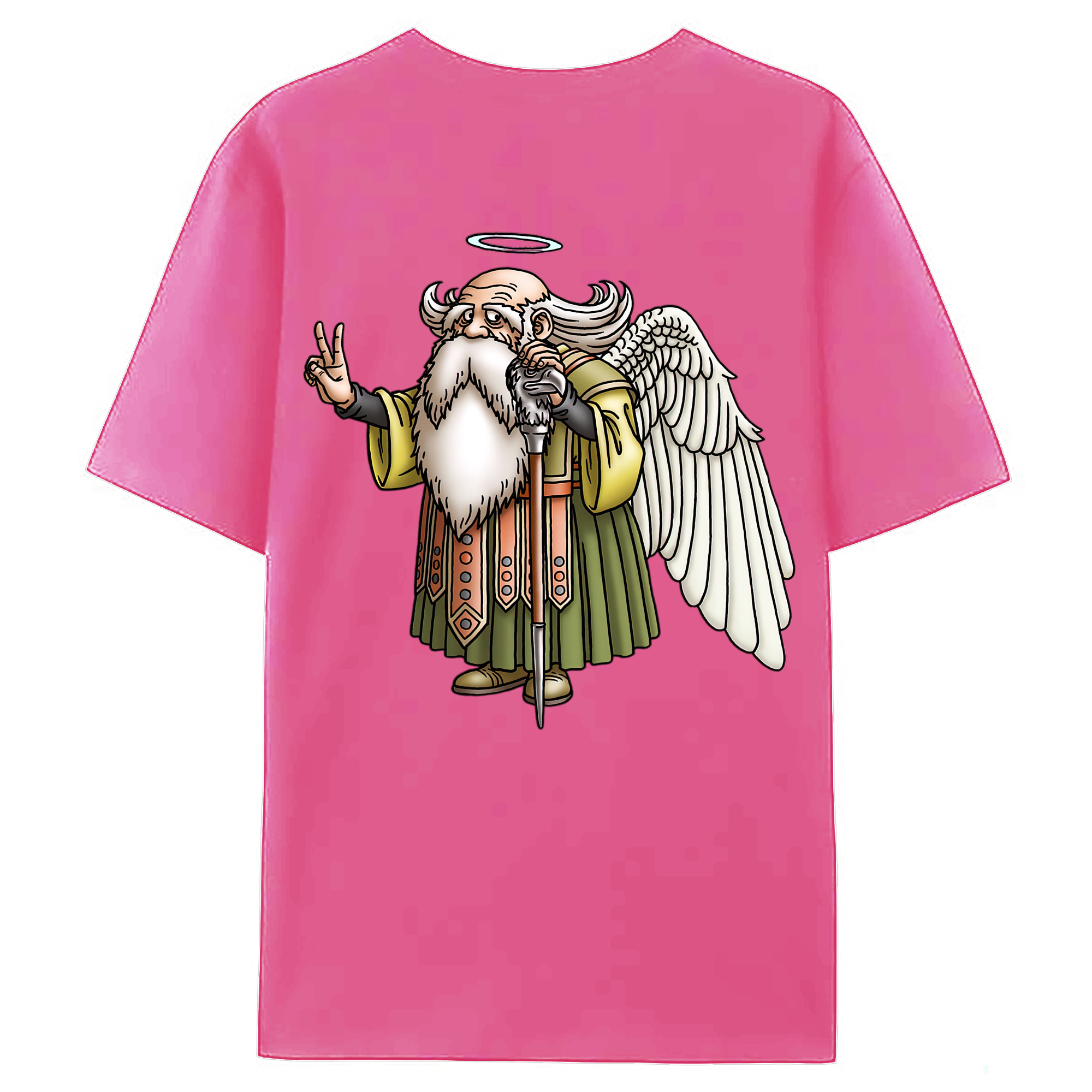 （画像用） ドラゴンクエスト Doragon Kuesuto Dragon Quest レディース半袖Tシャツ(バックプリント)