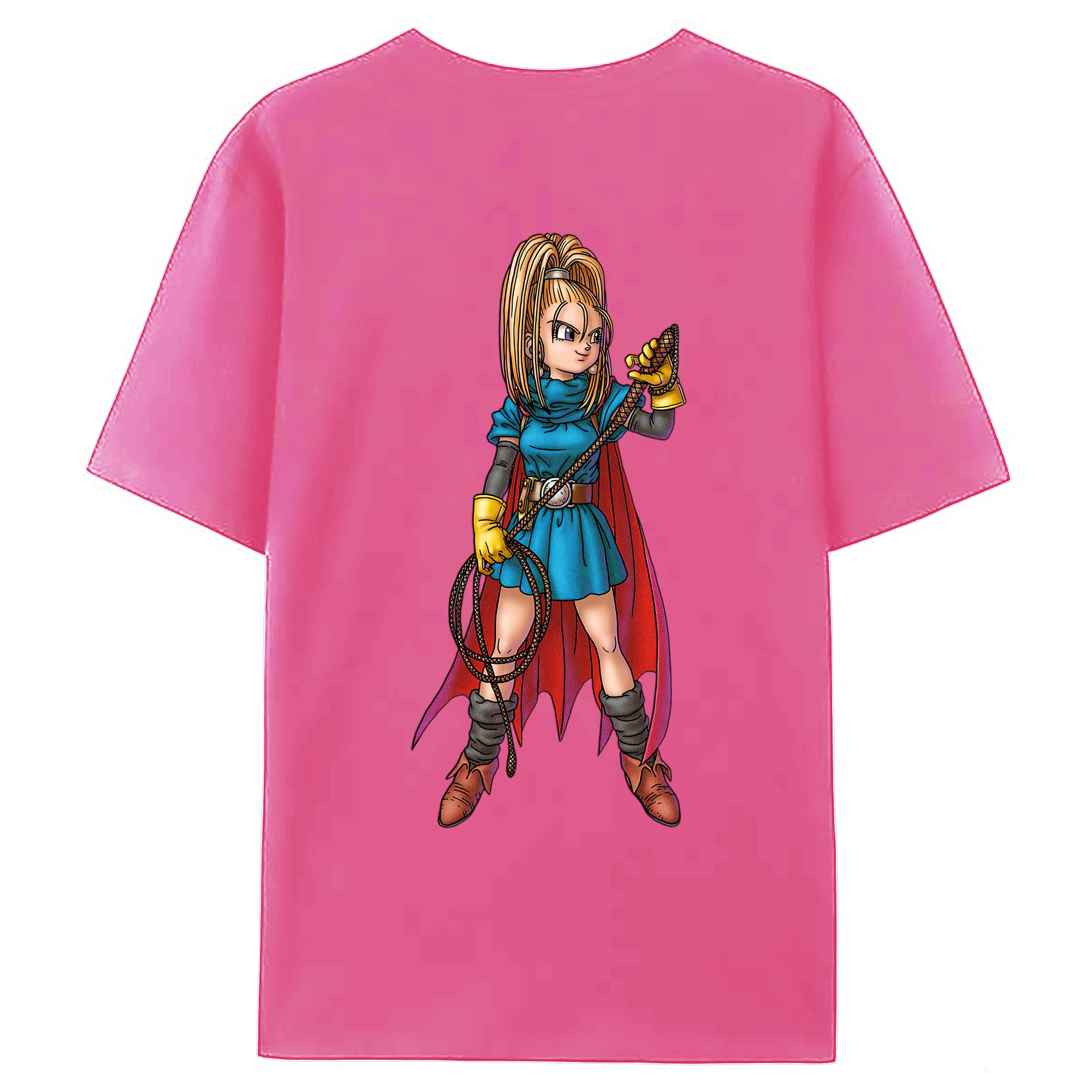 （画像用） ドラゴンクエスト Doragon Kuesuto Dragon Quest レディース半袖Tシャツ(バックプリント)