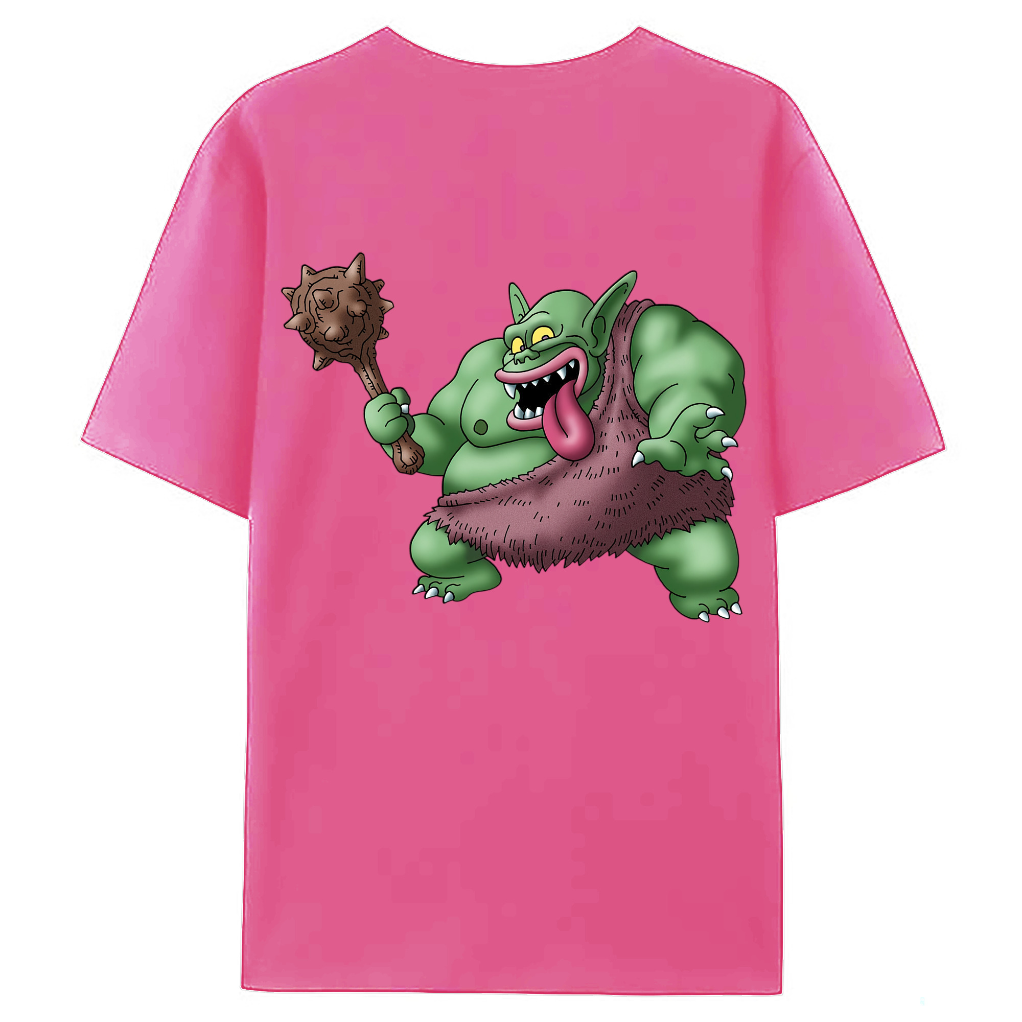 （画像用） ドラゴンクエスト Doragon Kuesuto Dragon Quest レディース半袖Tシャツ(バックプリント)