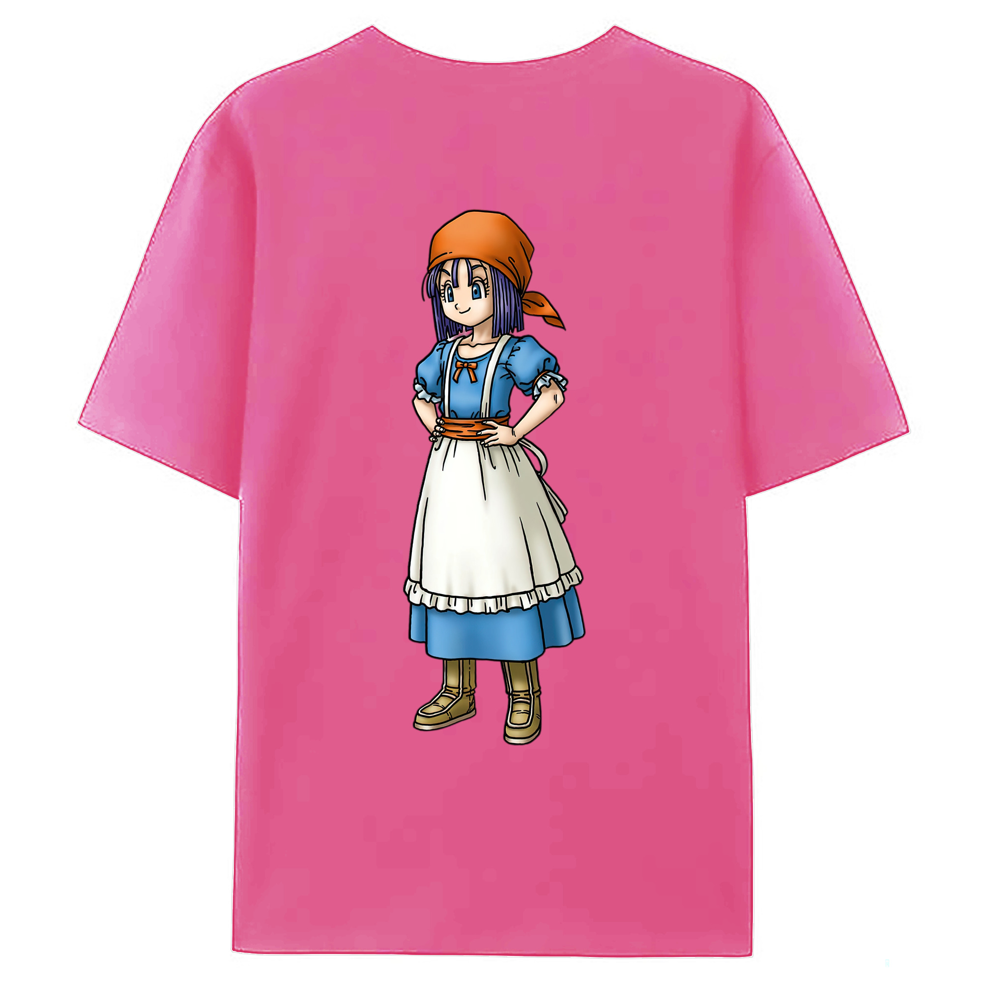 （画像用） ドラゴンクエスト Doragon Kuesuto Dragon Quest レディース半袖Tシャツ(バックプリント)