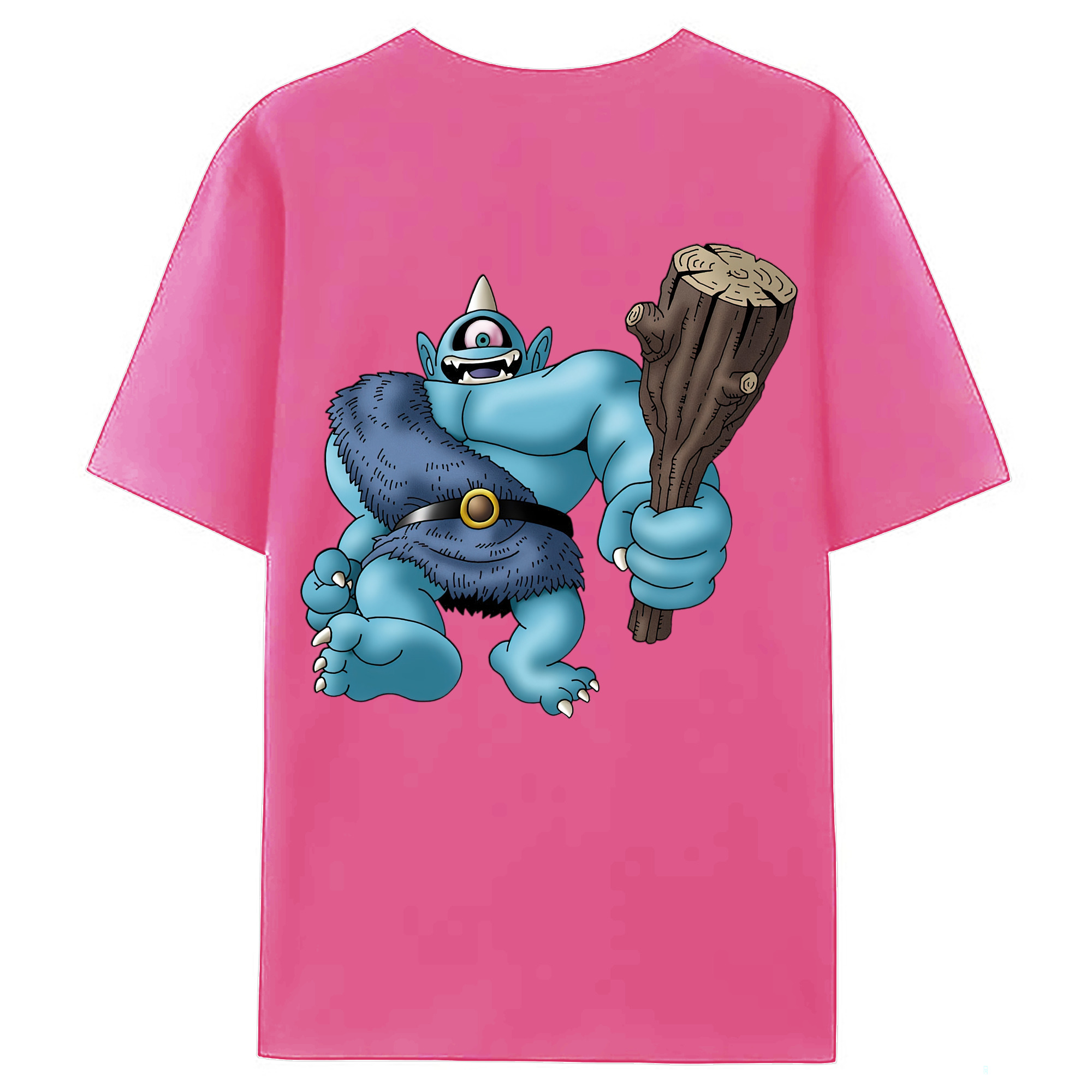 （画像用） ドラゴンクエスト Doragon Kuesuto Dragon Quest レディース半袖Tシャツ(バックプリント)