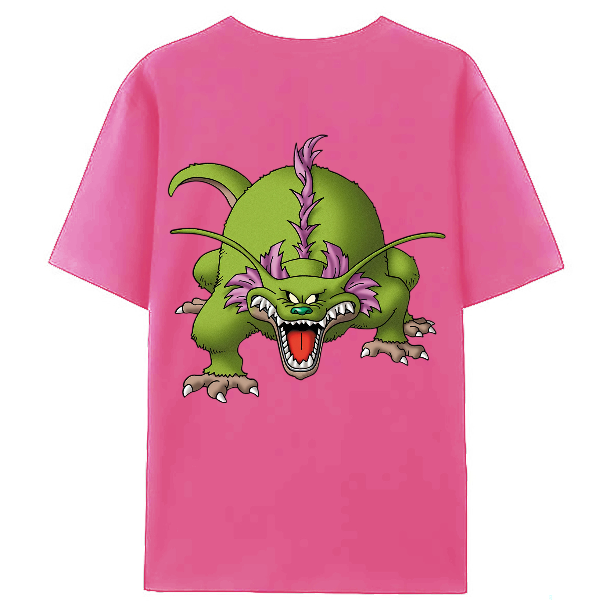 （画像用） ドラゴンクエスト Doragon Kuesuto Dragon Quest レディース半袖Tシャツ(バックプリント)