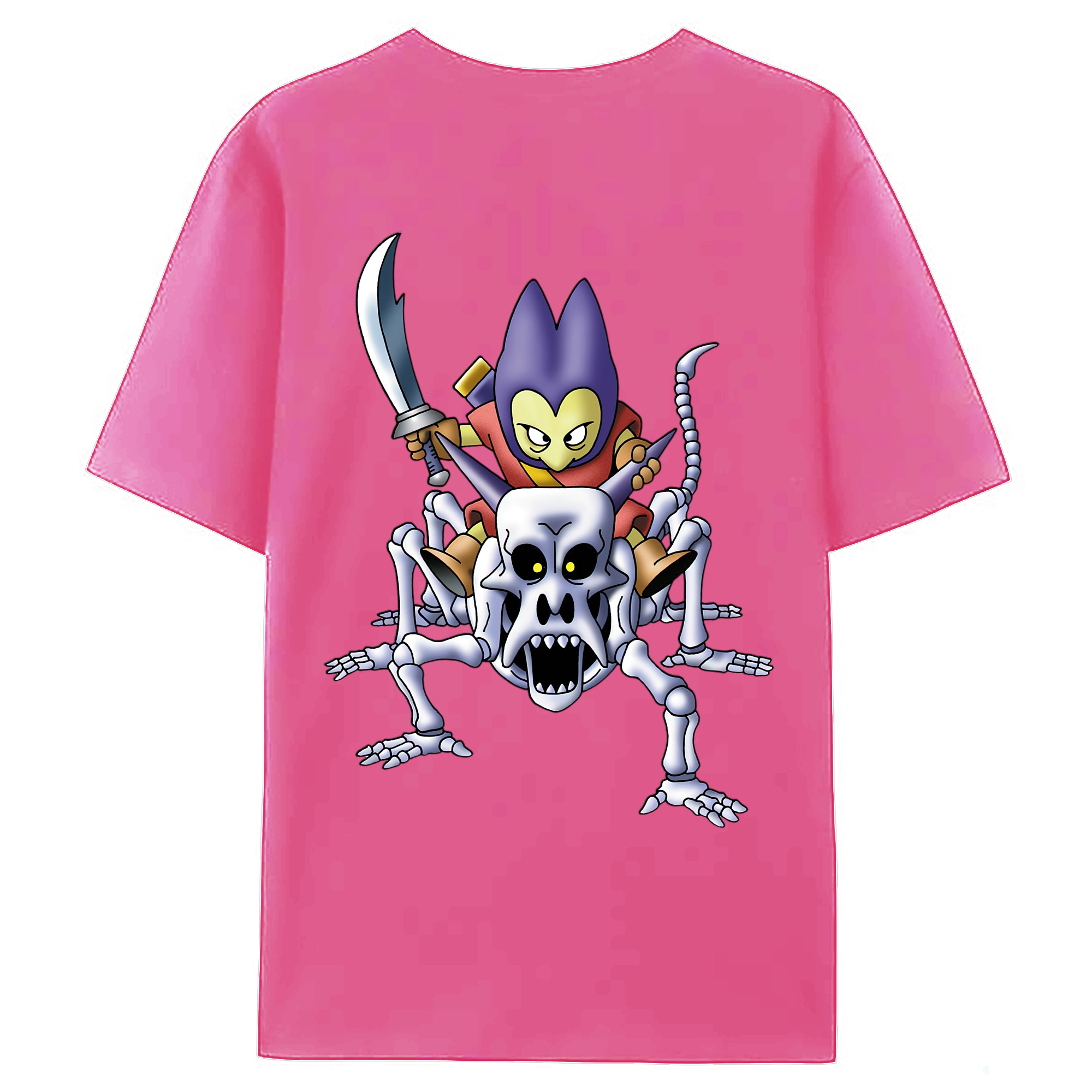 （画像用） ドラゴンクエスト Doragon Kuesuto Dragon Quest レディース半袖Tシャツ(バックプリント)
