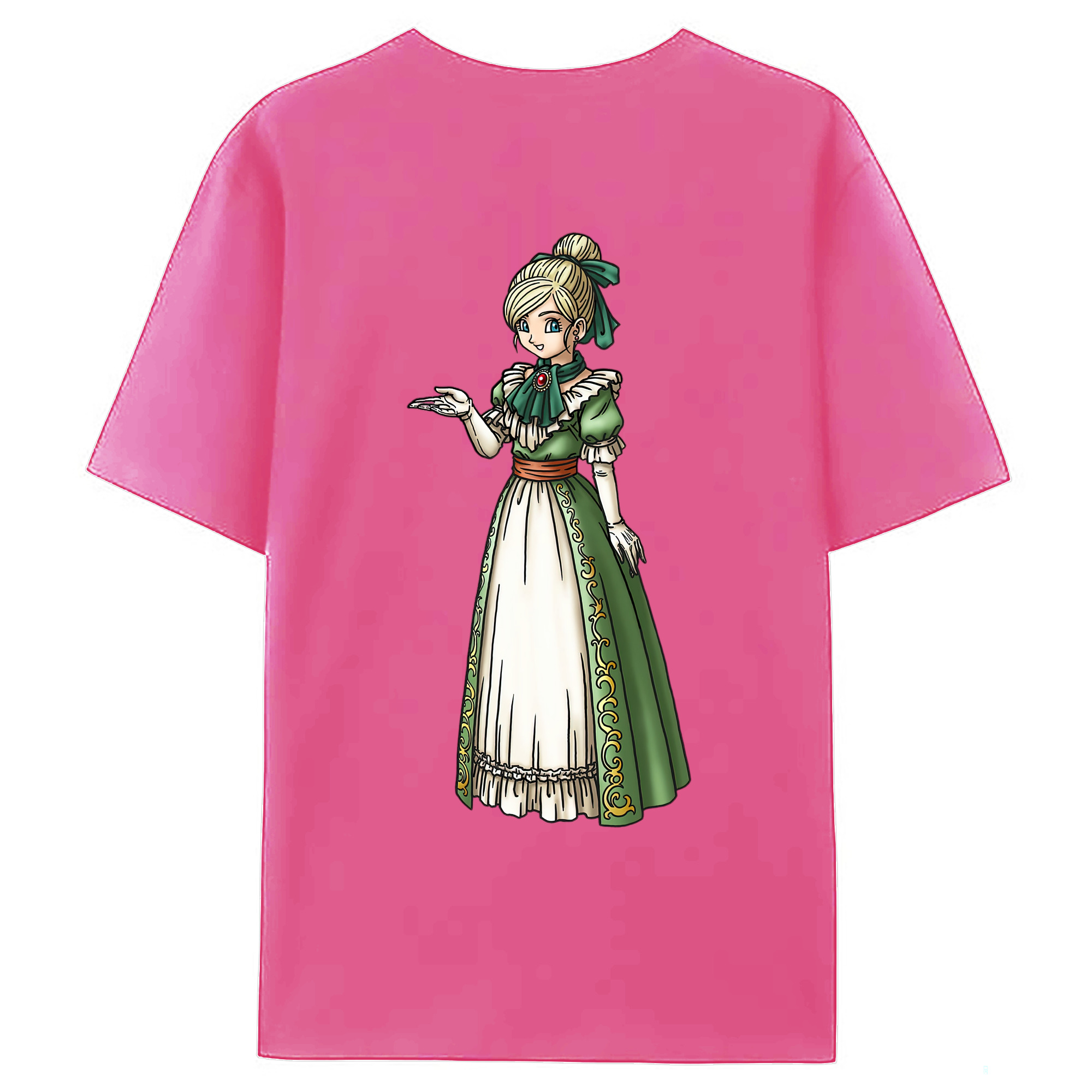 （画像用） ドラゴンクエスト Doragon Kuesuto Dragon Quest レディース半袖Tシャツ(バックプリント)