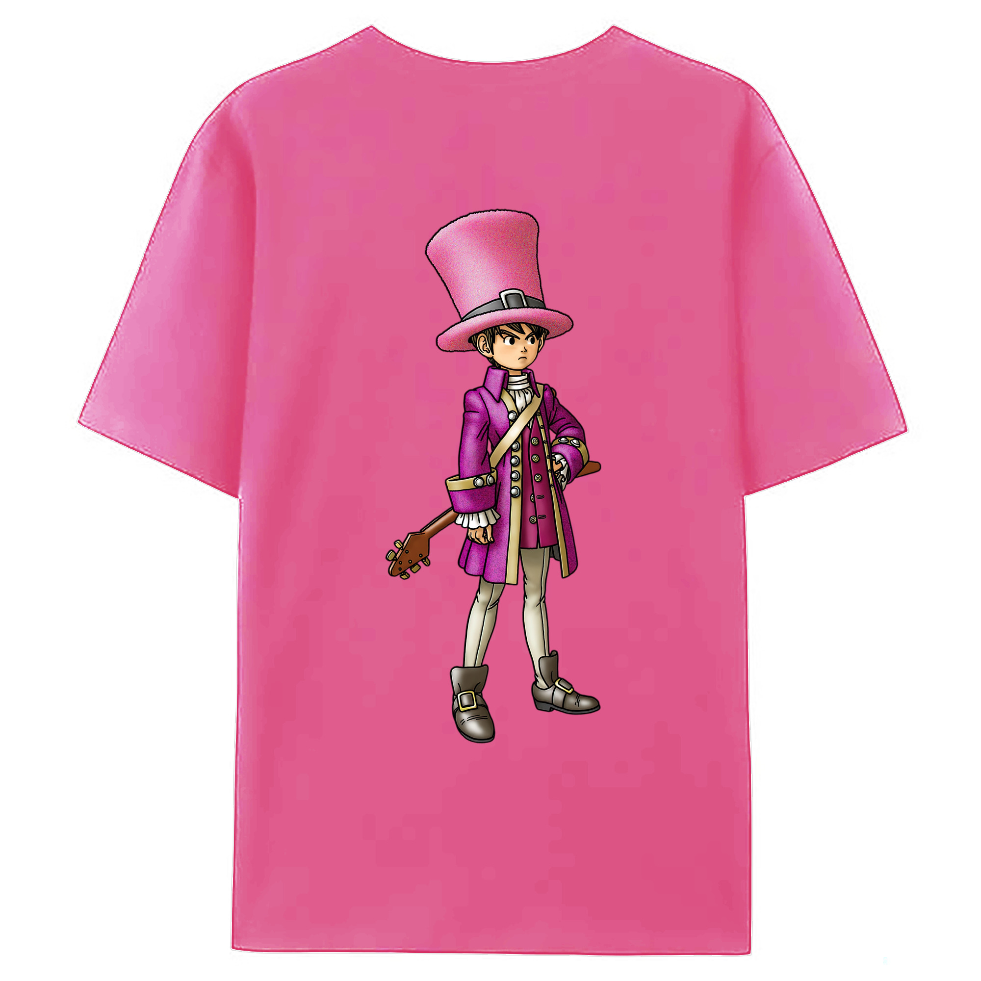 （画像用） ドラゴンクエスト Doragon Kuesuto Dragon Quest レディース半袖Tシャツ(バックプリント)