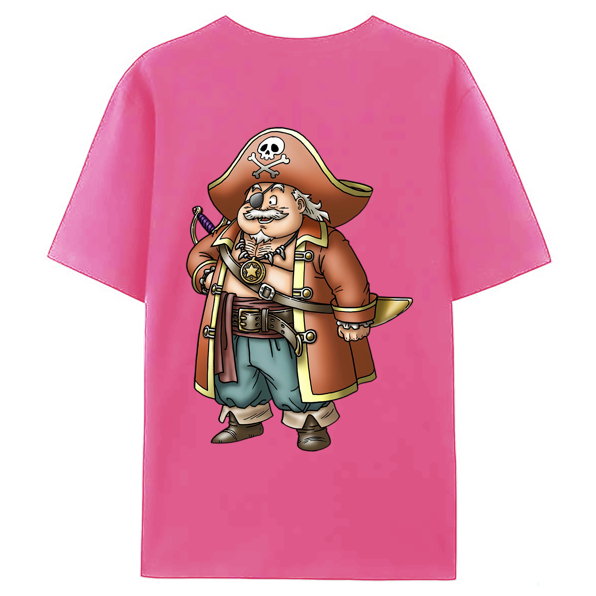 （画像用） ドラゴンクエスト Doragon Kuesuto Dragon Quest レディース半袖Tシャツ(バックプリント)