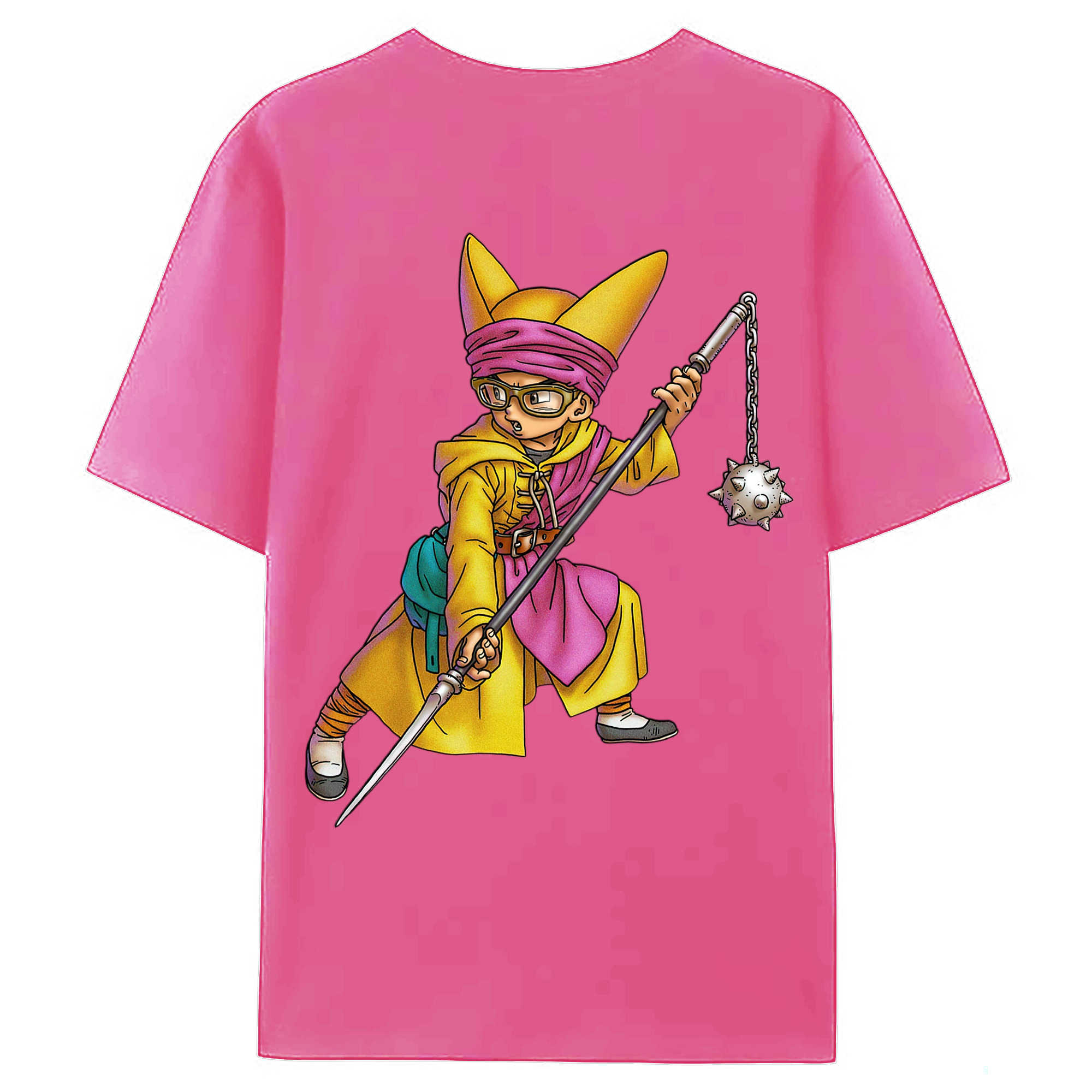 （画像用） ドラゴンクエスト Doragon Kuesuto Dragon Quest レディース半袖Tシャツ(バックプリント)