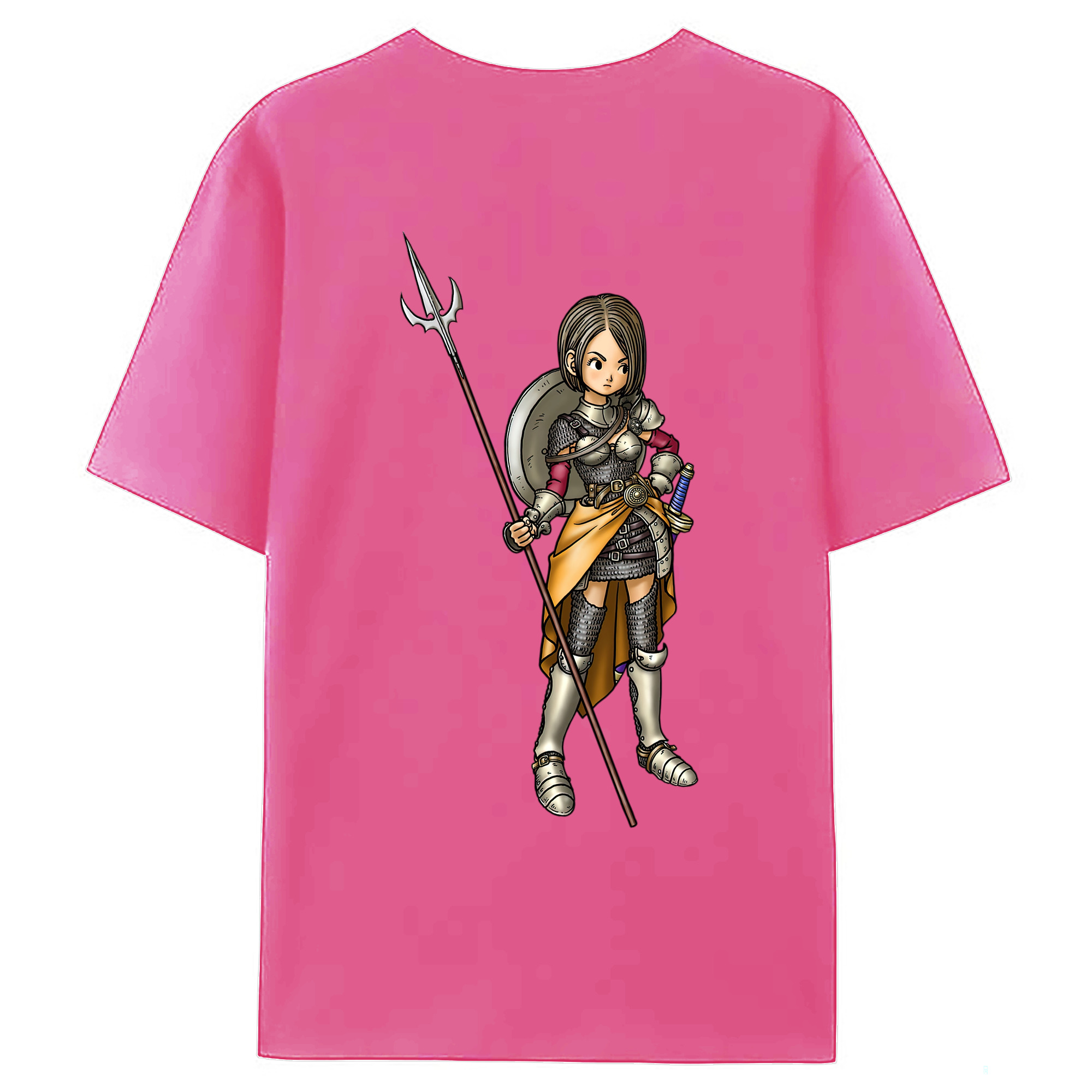 （画像用） ドラゴンクエスト Doragon Kuesuto Dragon Quest レディース半袖Tシャツ(バックプリント)