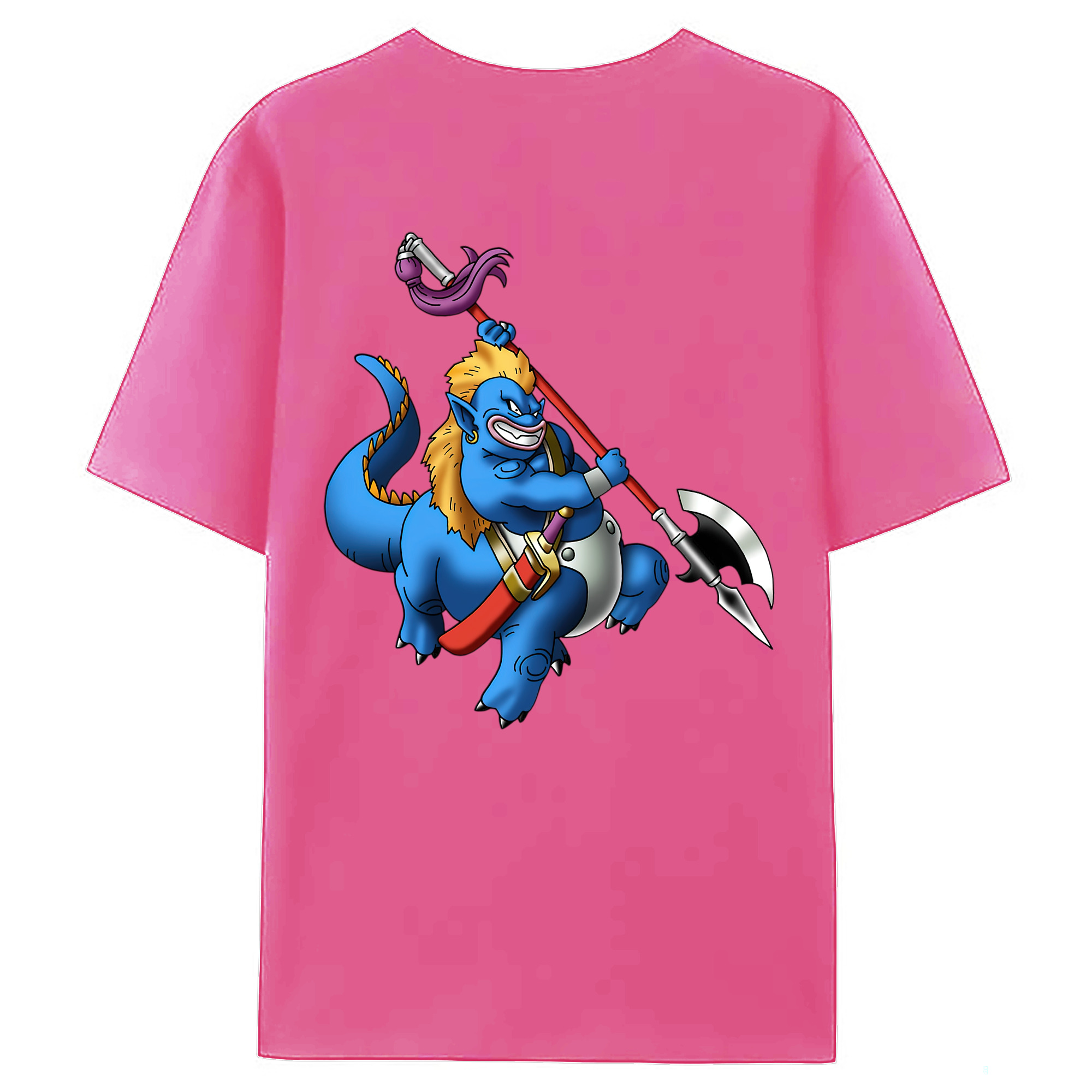 （画像用） ドラゴンクエスト Doragon Kuesuto Dragon Quest レディース半袖Tシャツ(バックプリント)