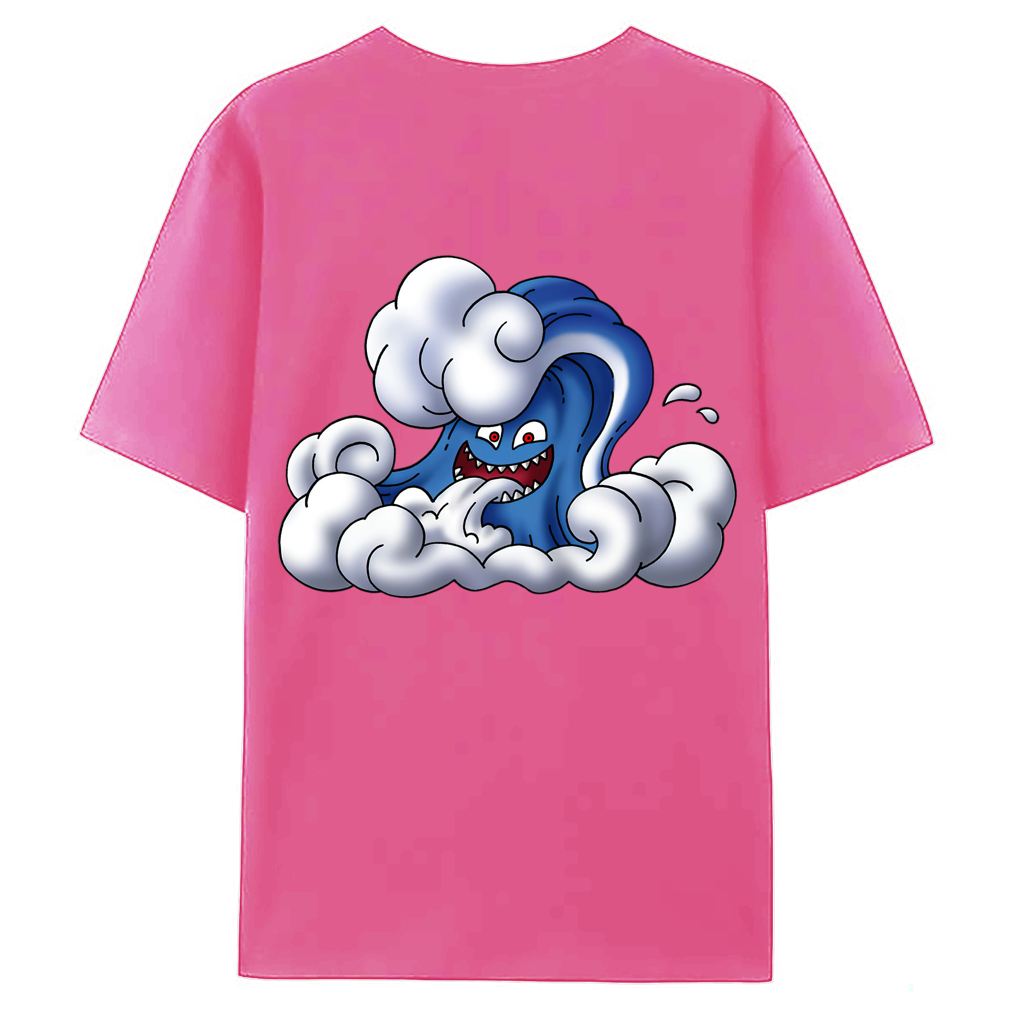 （画像用） ドラゴンクエスト Doragon Kuesuto Dragon Quest レディース半袖Tシャツ(バックプリント)