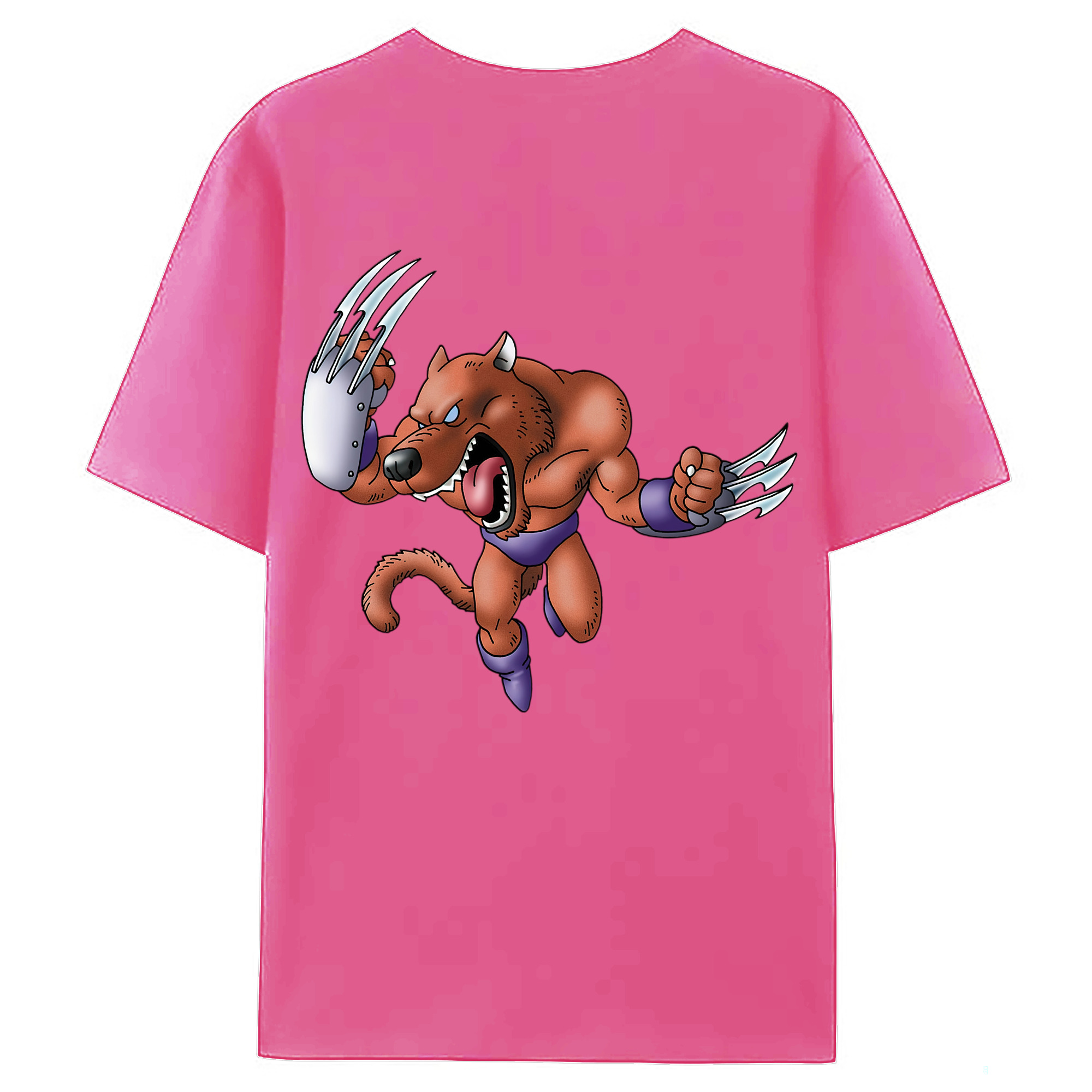 （画像用） ドラゴンクエスト Doragon Kuesuto Dragon Quest レディース半袖Tシャツ(バックプリント)