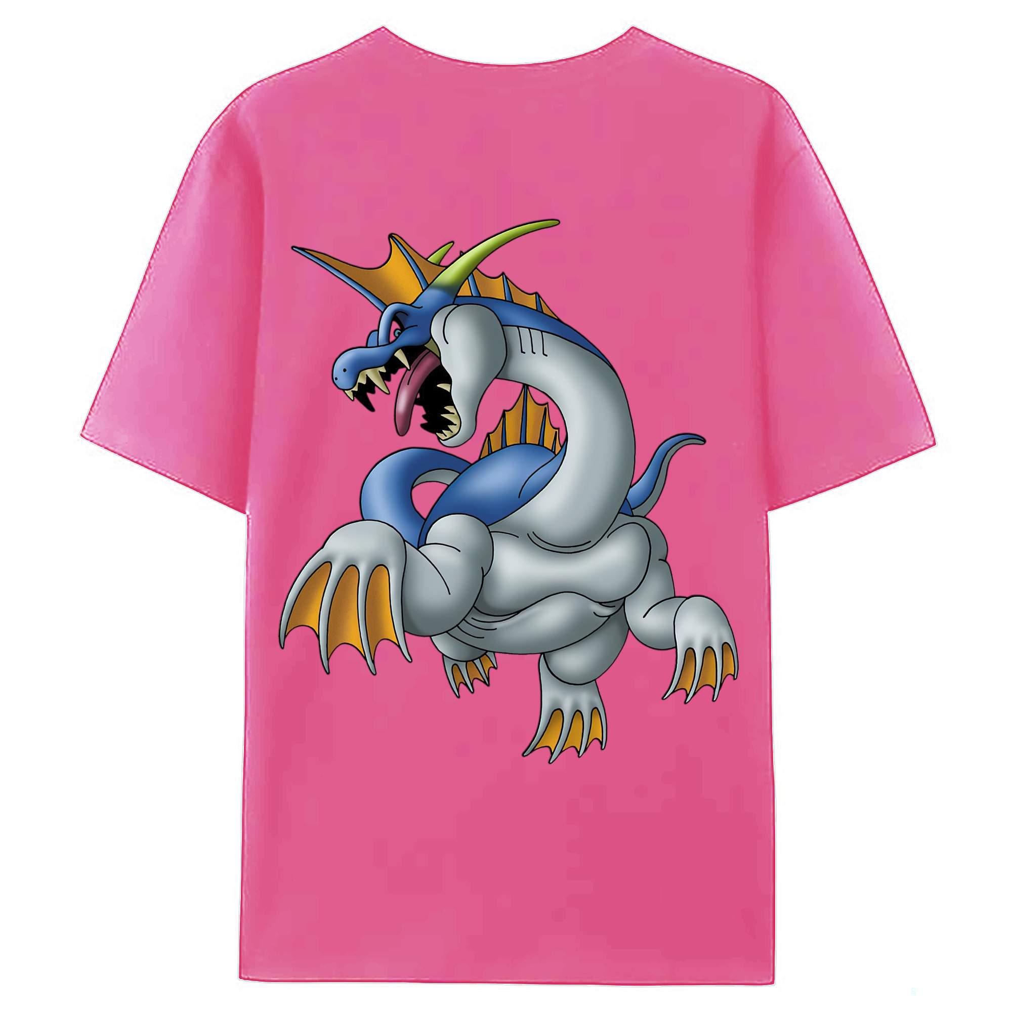 （画像用） ドラゴンクエスト Doragon Kuesuto Dragon Quest レディース半袖Tシャツ(バックプリント)